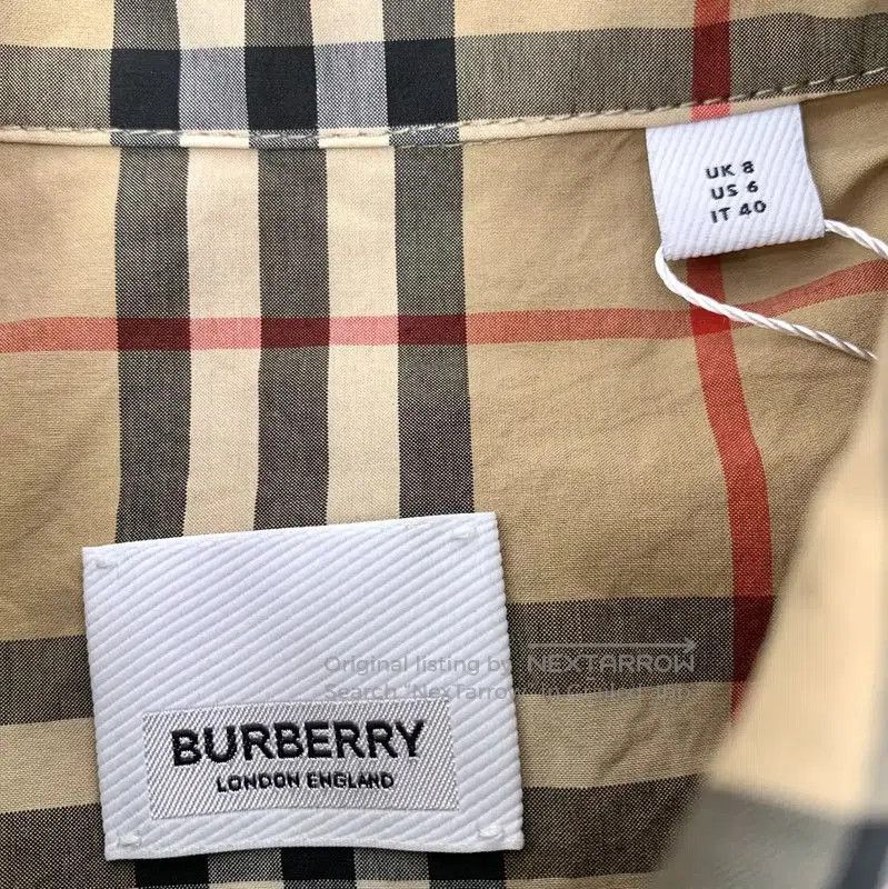 Burberry Burberry Brown Cotton Dress for Women. Size M / US 6-8 / IT 42-44 - 6 Thumbnail