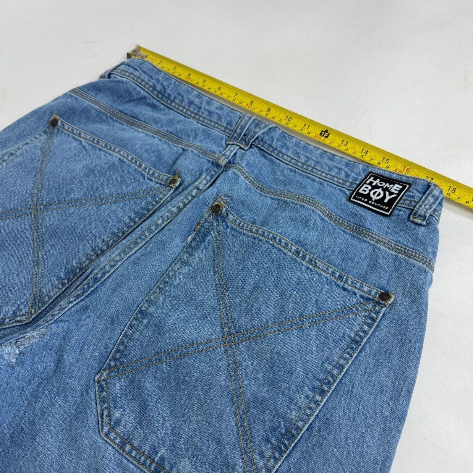 Ecko Unltd. × JNCO × Vintage Vintage y2k stonewash archive baggy wide leg skater jeans Size US 36 / EU 52 - 5 Thumbnail