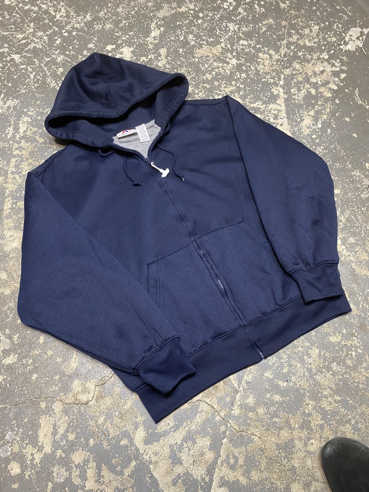 Japanese Brand × Vintage Vintage Athletec Waffle Insulated Thermal Zip Hoodie Sweat Size US L / EU 52-54 / 3 - 8 Thumbnail
