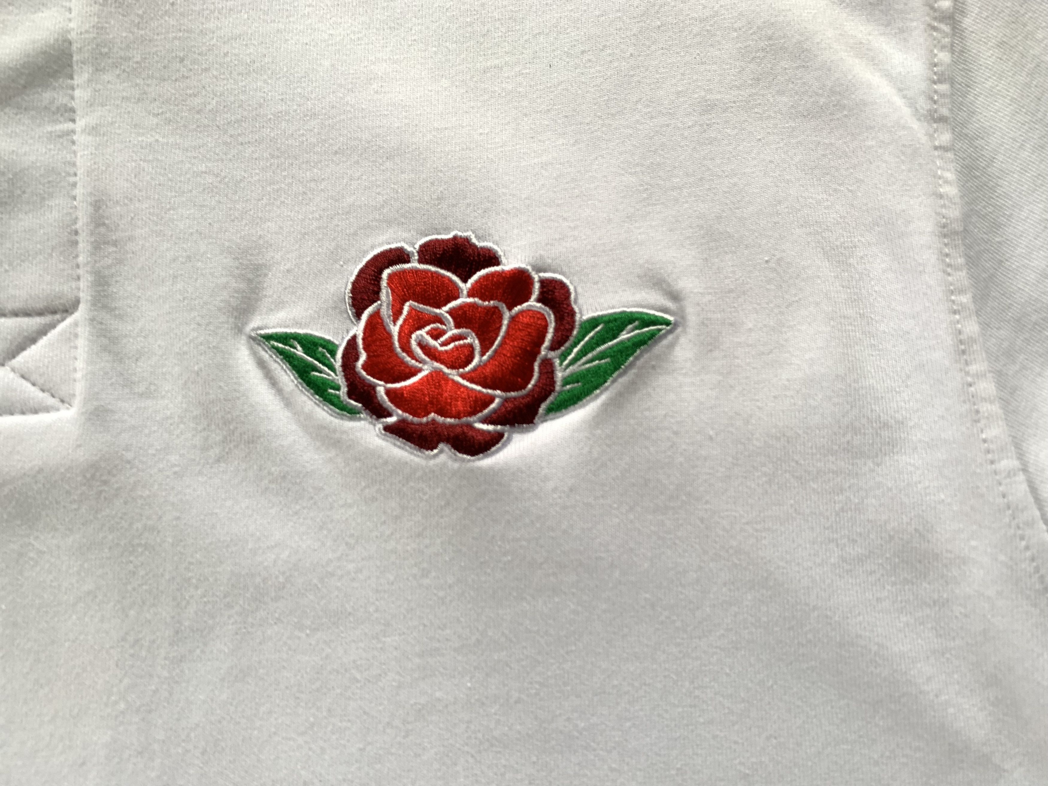 Vintage England WRU White Cotton Longsleeve Polo T Shirt Size US L / EU 52-54 / 3 - 5 Thumbnail