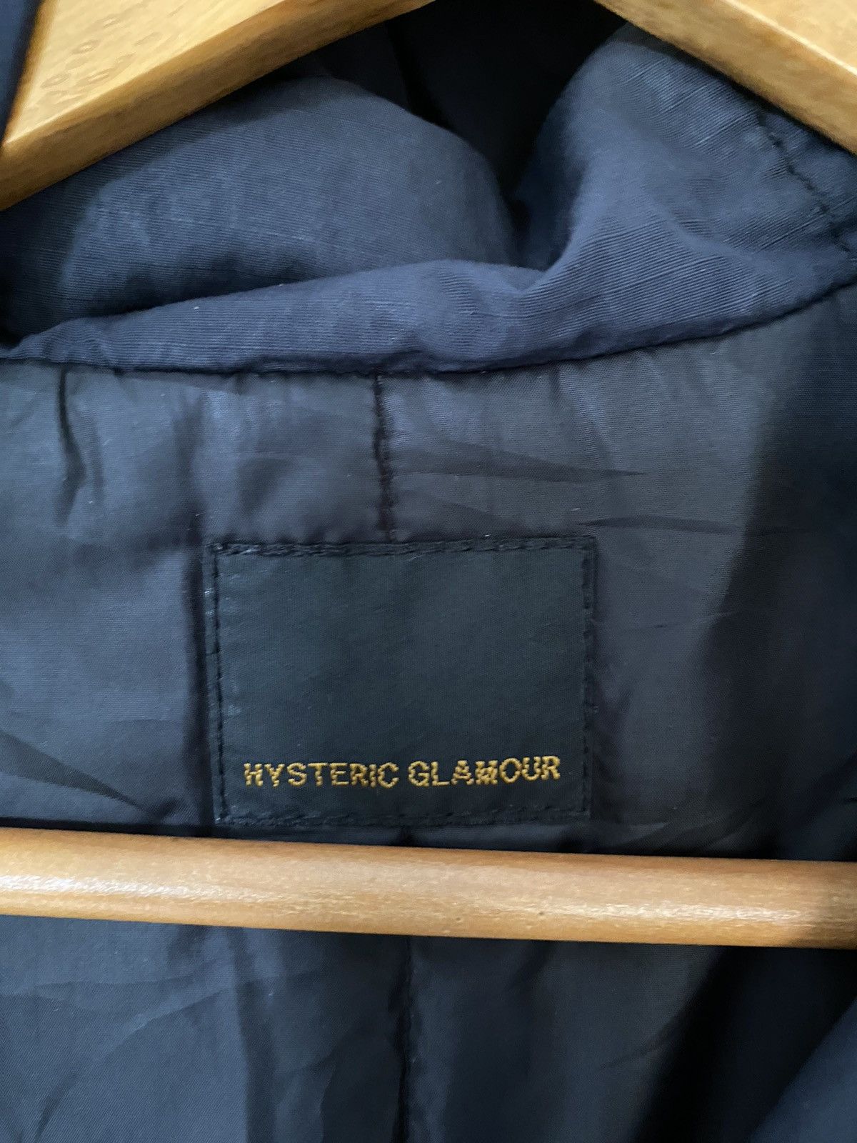 Hysteric Glamour 1990s HYSTERIC Anarchy Multizipper leather trim down Jacket Size M / US 6-8 / IT 42-44 - 16 Thumbnail