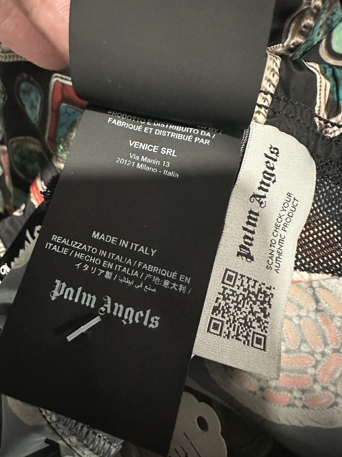 Palm Angels PALM ANGELS SWIM TRUNKS BLACK JEWEL Size US 34 / EU 50 - 4 Thumbnail