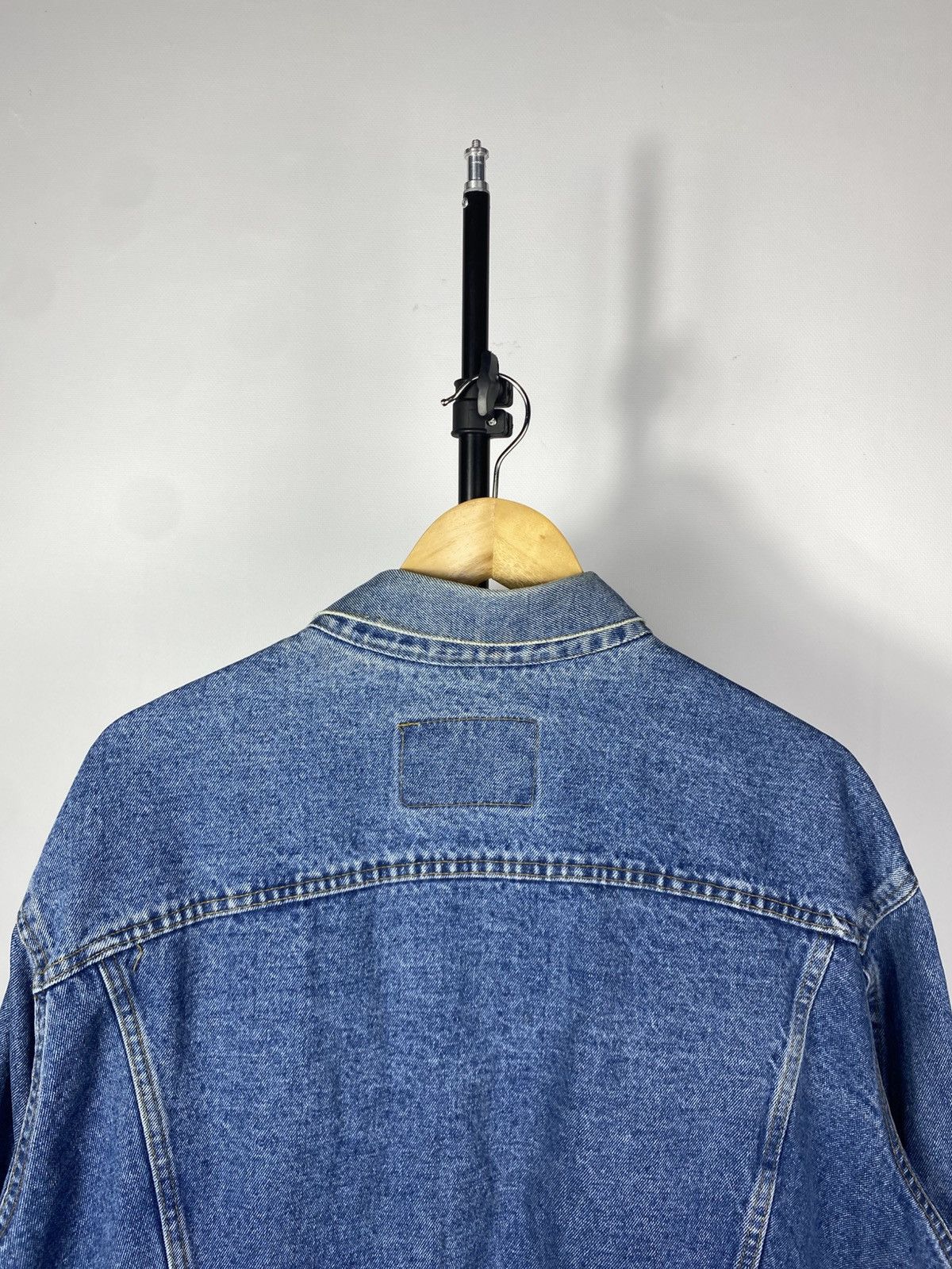 Levi's × Levi's Vintage Clothing × Vintage Vtg Levis USA Reworked 501 Pants Trucker Denim Jacket Size US M / EU 48-50 / 2 - 10 Thumbnail