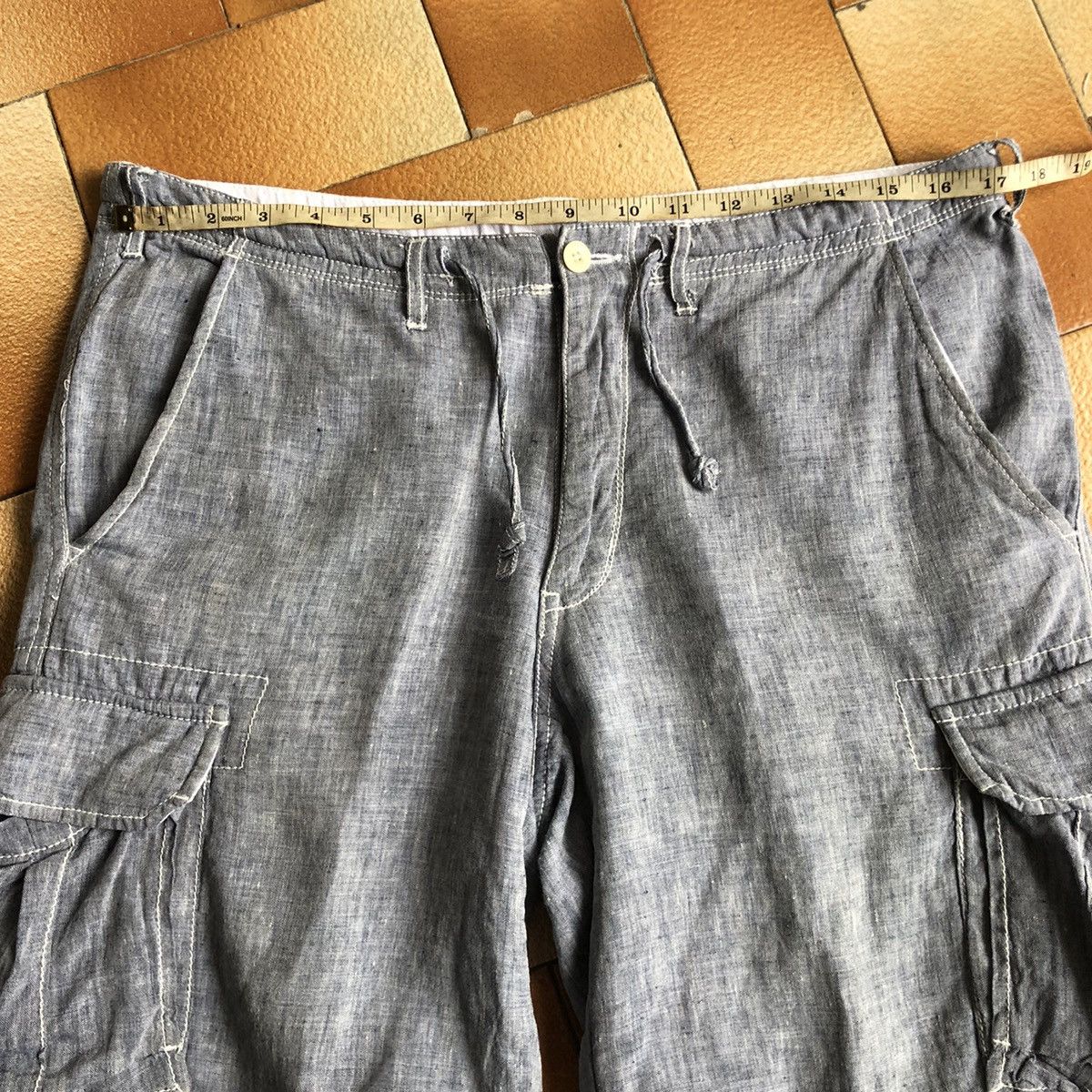 Beams Plus × Japanese Brand BEAMS Hemp cargo short Size US 36 / EU 52 - 8 Thumbnail