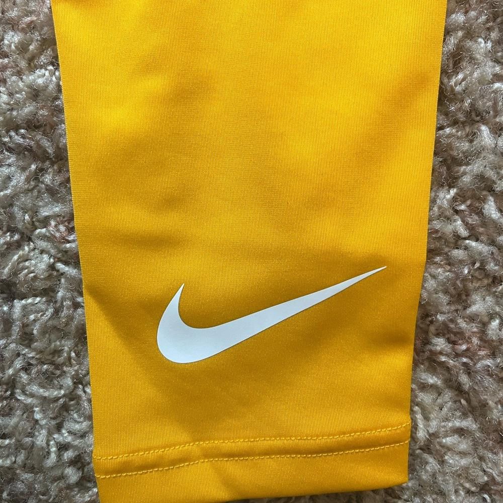Nike Nike Mens Pro NBA Padded Elbow Sleeve Yellow Size ONE SIZE - 2 Thumbnail