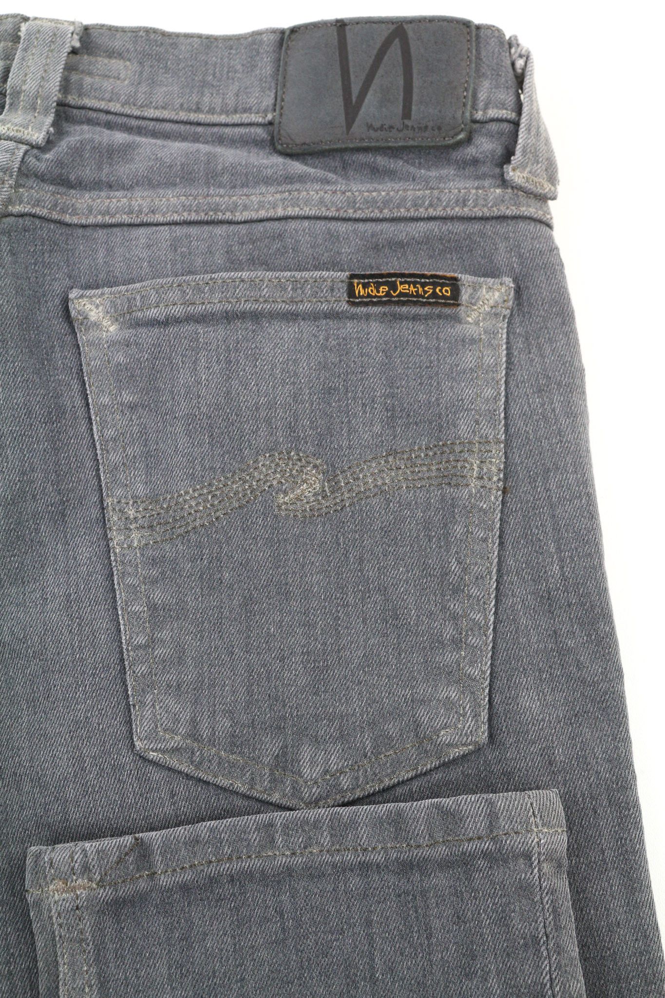 Nudie Jeans TIGHT LONG JOHN W29/L32 Organic Charcoal Denim Jeans 80679 Size US 29 - 5 Thumbnail