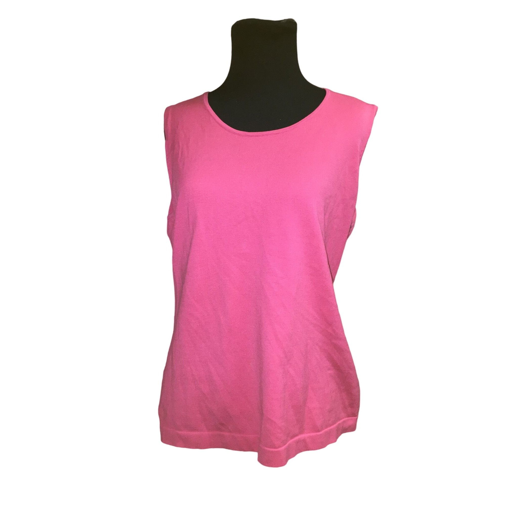 Other Womens Size Large Jones New York Collection Pink Tank Top/Lo Size L / US 10 / IT 46 - 6 Thumbnail