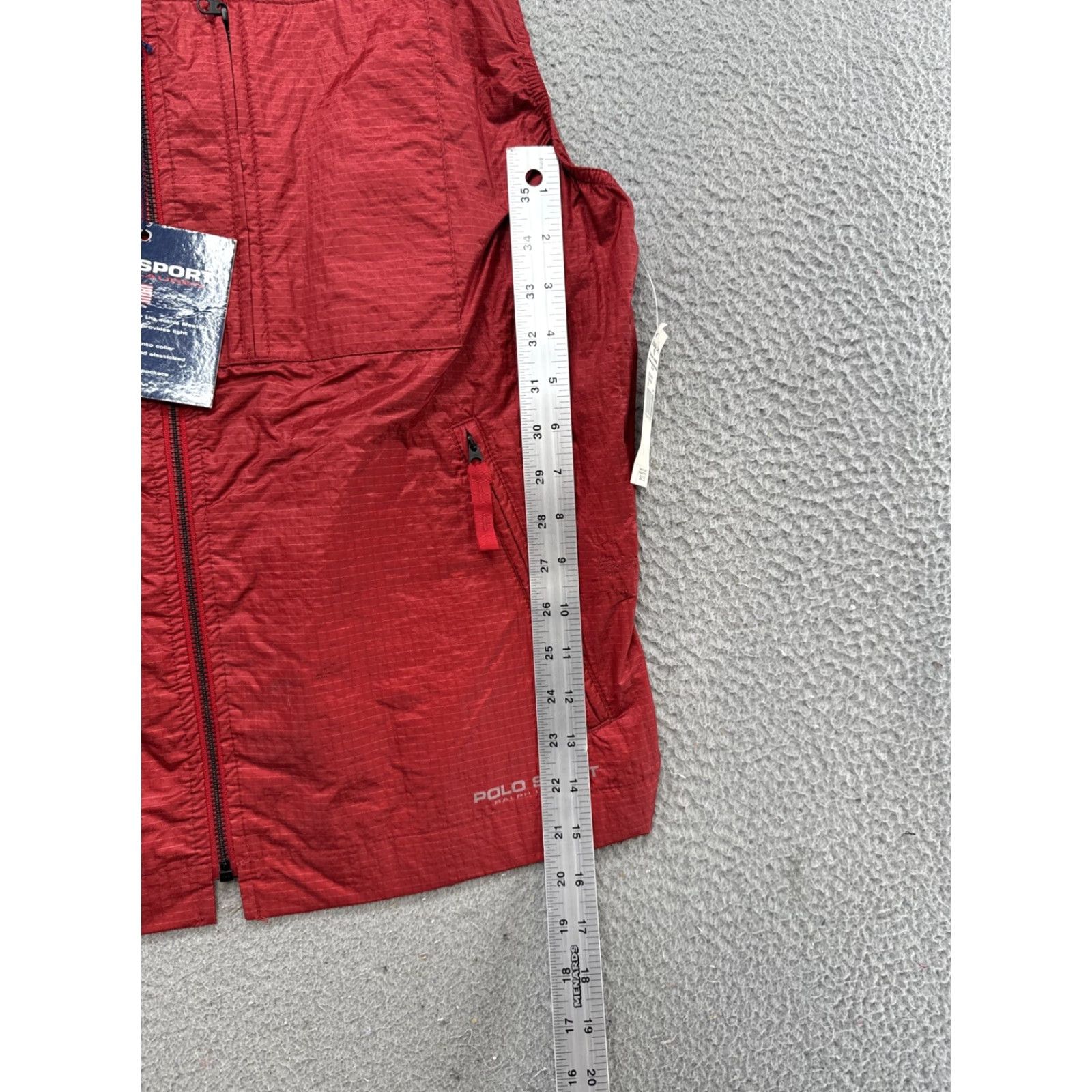 Ralph Lauren VINTAGE Polo Sport Ralph Lauren Windbreaker Ripstop Hood Vest Mens SZ M NEW Size US M / EU 48-50 / 2 - 6 Thumbnail