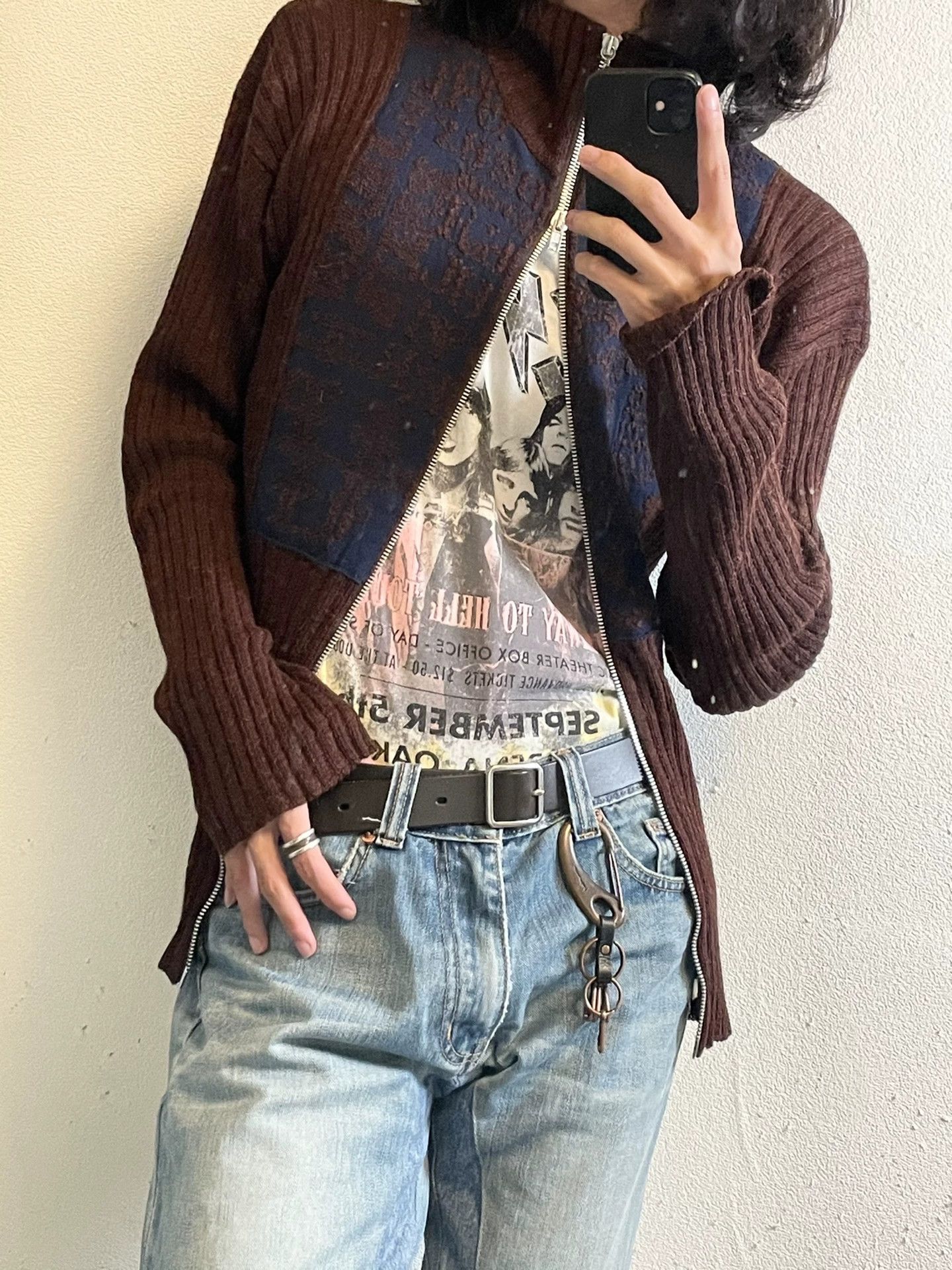 Jean Paul Gaultier Jean Paul Gaultier Alpaca Knit Sweater L Slim Lampo Zipper Size US L / EU 52-54 / 3 - 2 Thumbnail