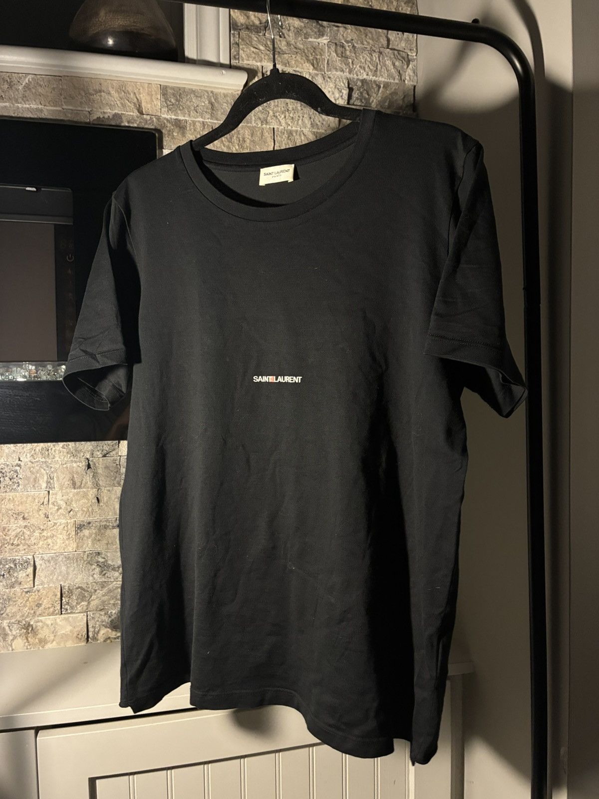 Saint Laurent Paris Saint Laurent Logo T-Shirt Size US M / EU 48-50 / 2 - 1 Thumbnail