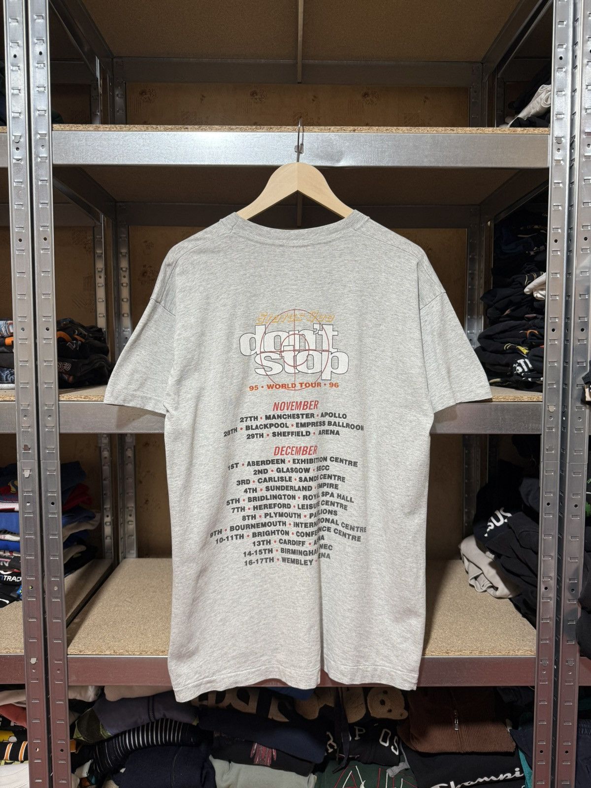 Band Tees × Vintage Vintage Status Quo Don’t Stop World Tour 1995 Retro T-Shirt Size US L / EU 52-54 / 3 - 2 Thumbnail
