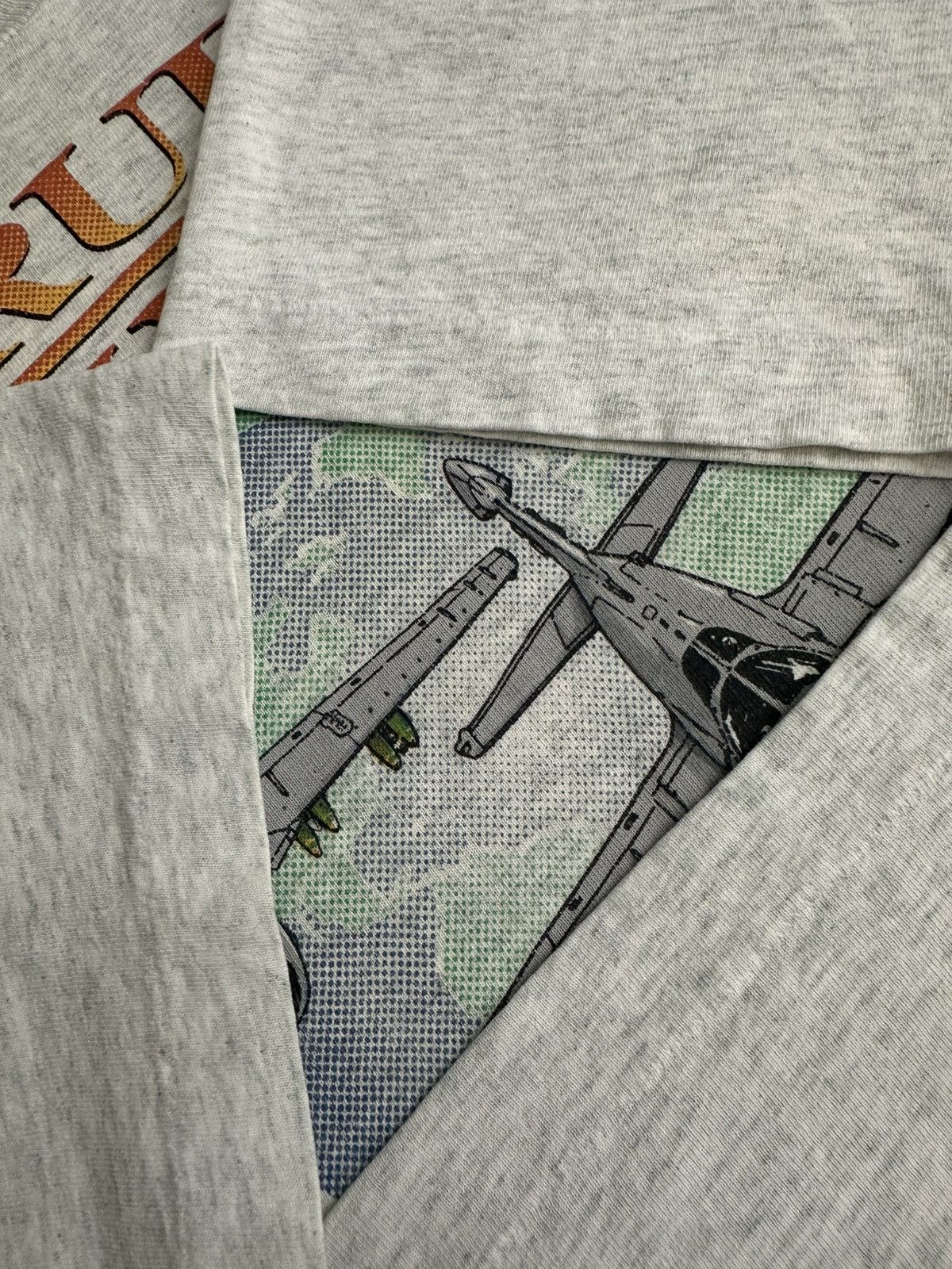 Band Tees × Vintage Vintage 90s Intruder Prowler World Tour Grumman Aerospace Size US L / EU 52-54 / 3 - 10 Thumbnail
