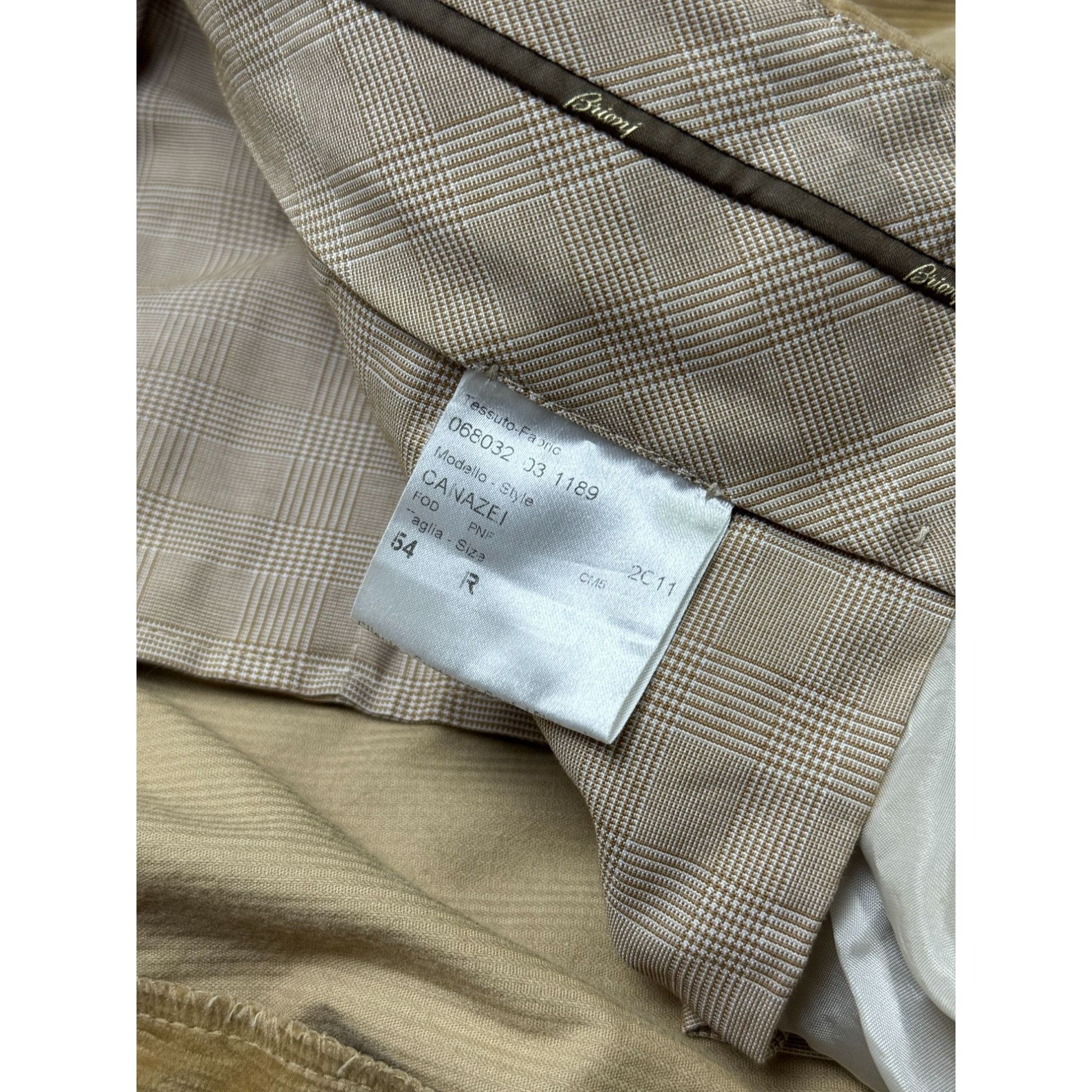 Brioni Brioni Canazei Beige Corduroy Trousers Pants (Y1132) Size US 38 / EU 54 - 7 Thumbnail