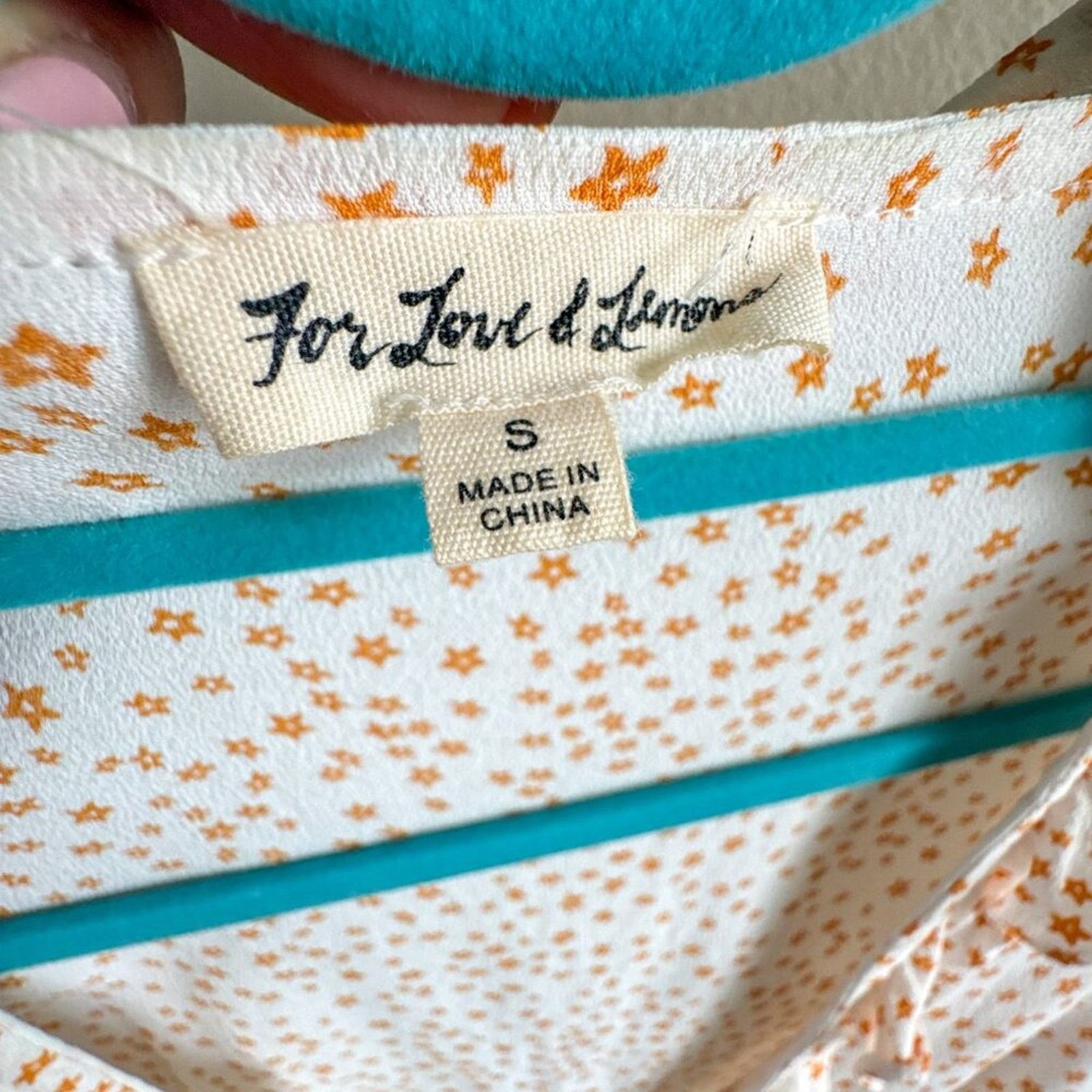 For Love & Lemons For Love and Lemons Cropped Aurora tie top Orange Small Size S / US 4 / IT 40 - 2 Thumbnail