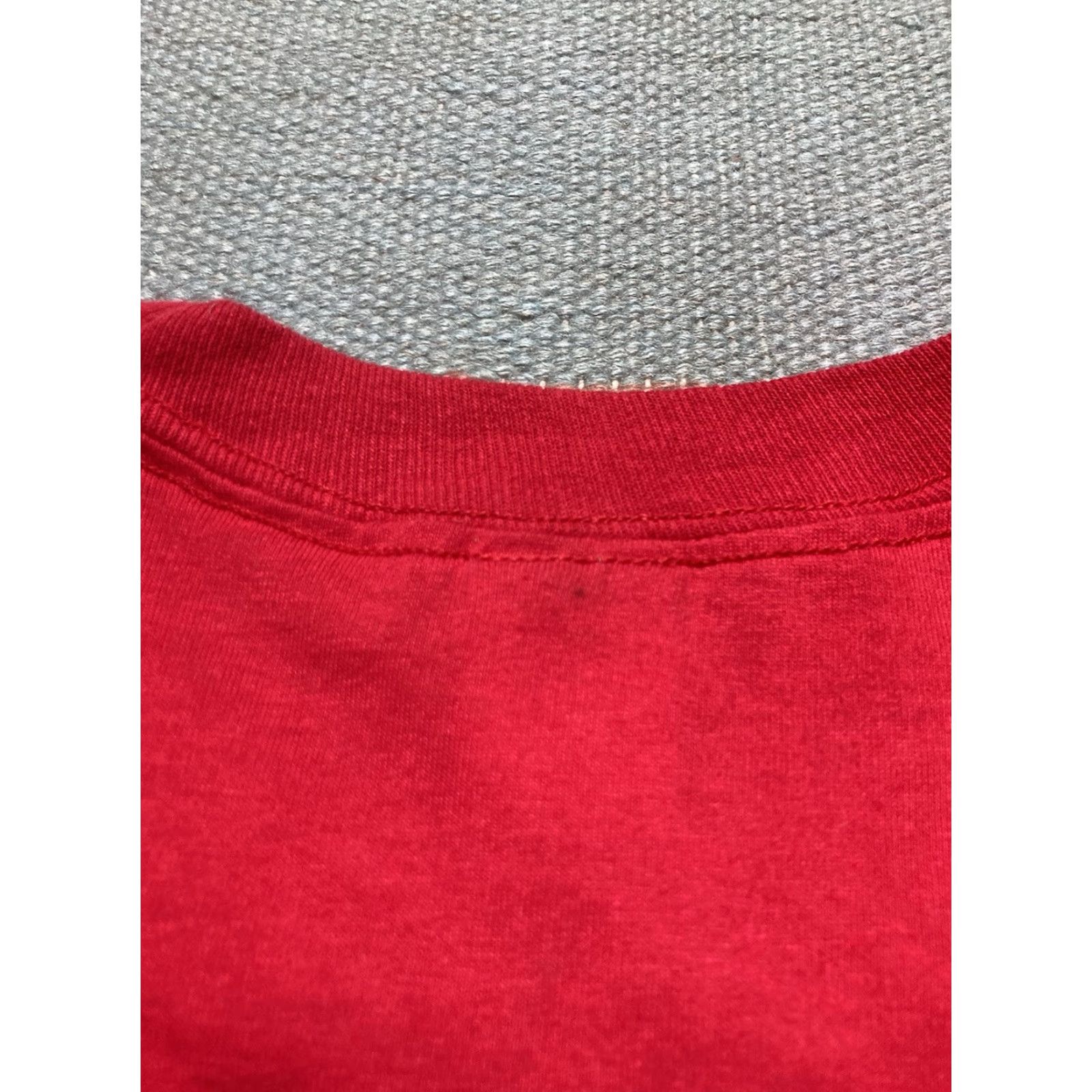 Fruit Of The Loom VINTAGE Fruit of the Loom T-Shirt Pocket Red Blank Adult XL Mens Size US XL / EU 56 / 4 - 8 Thumbnail