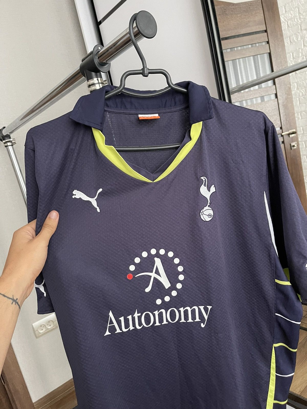 Puma 2010/2011 Puma Tottenham Hotspur Vintage Soccer Jersey Tee Size US XL / EU 56 / 4 - 6 Thumbnail