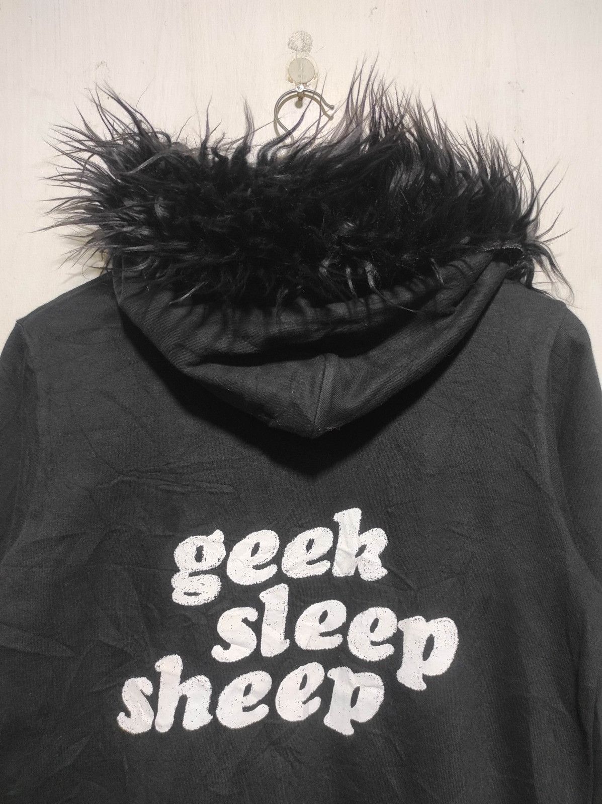 Japanese Brand Truss black zipper fur hoodie Size US S / EU 44-46 / 1 - 10 Thumbnail