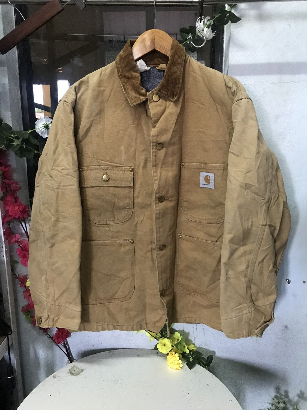Carhartt 80’s Carhart Blanket Lined Duck Canvas Jacket Size US M / EU 48-50 / 2 - 2 Thumbnail