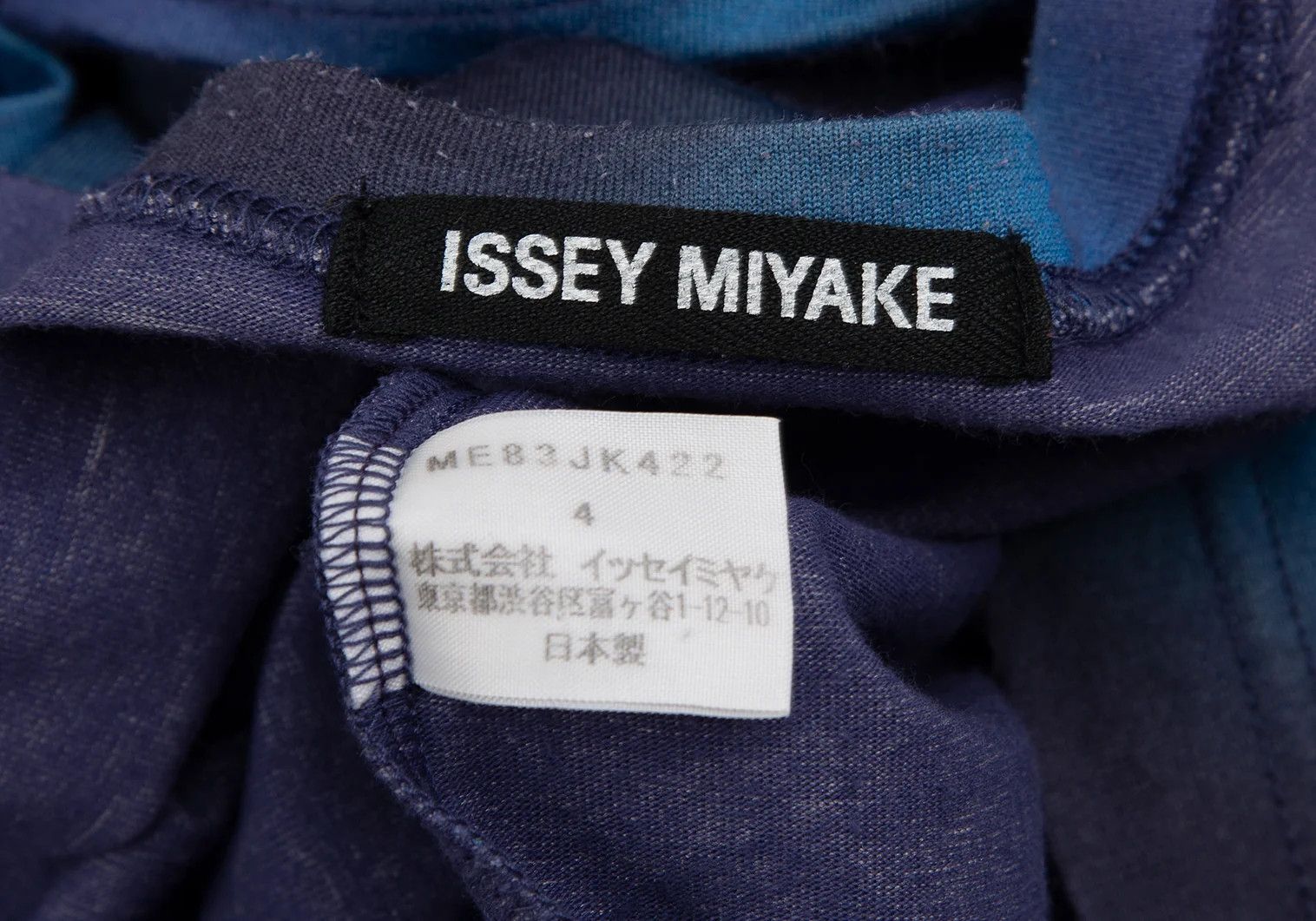 Issey Miyake Gradient Bias Stripe T-Shirt in Blue Size US XL / EU 56 / 4 - 11 Thumbnail