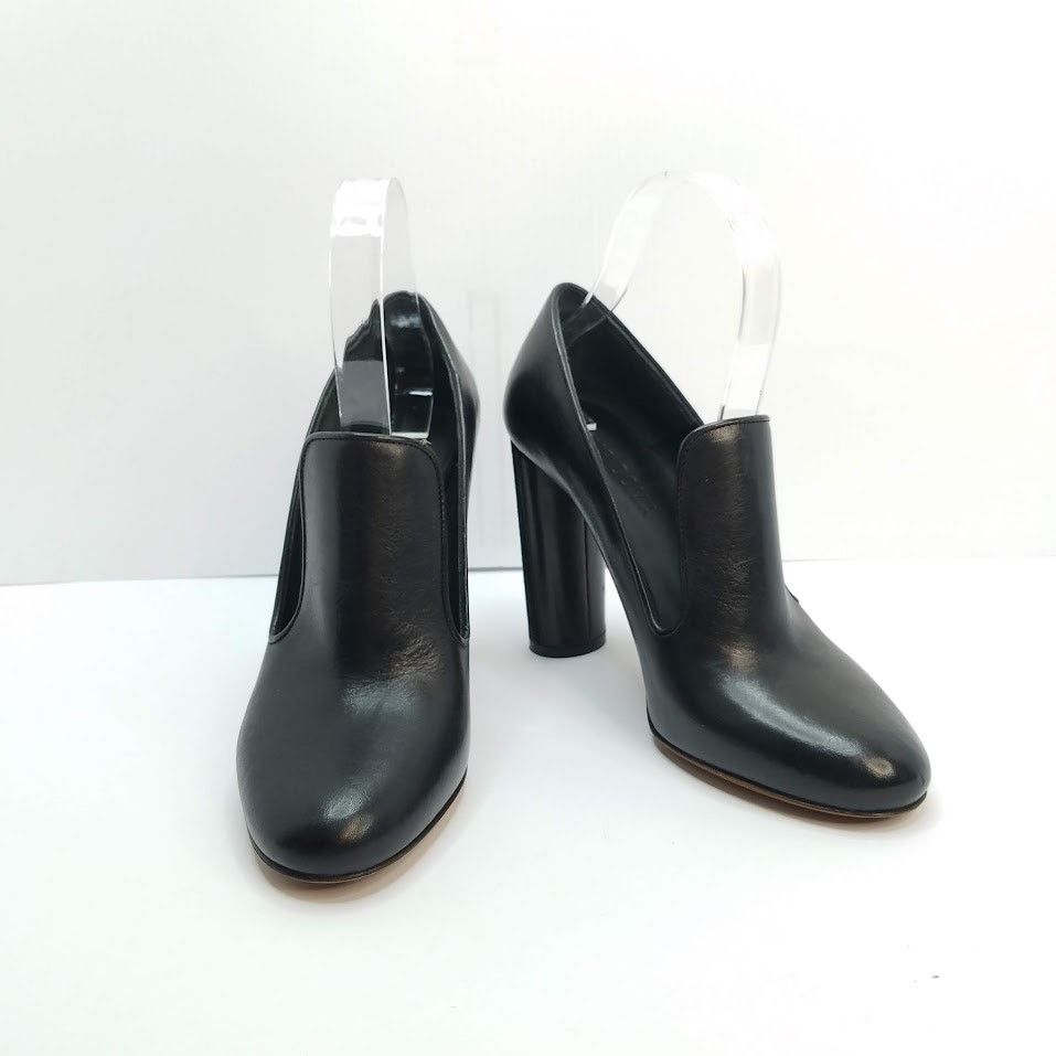 Damir Doma Womens Made in Italy Black Leather Pumps Shoes Size 37 Size US 7 / IT 37 - 2 Thumbnail