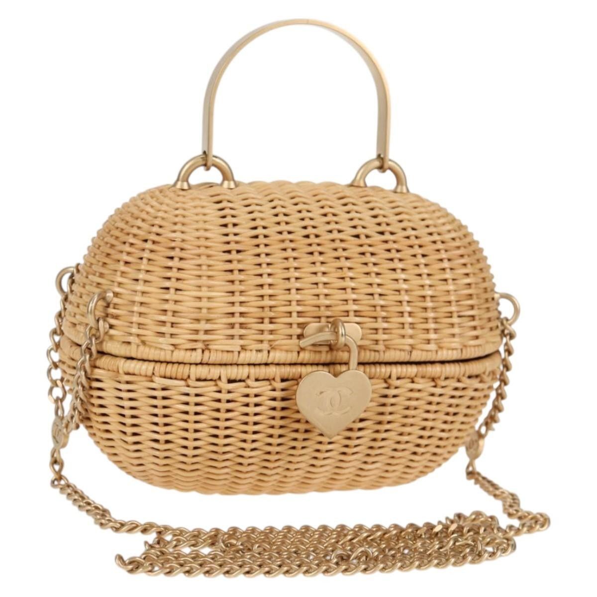 Chanel Chanel Rattan Chain Shoulder Bag Size ONE SIZE - 1 Thumbnail