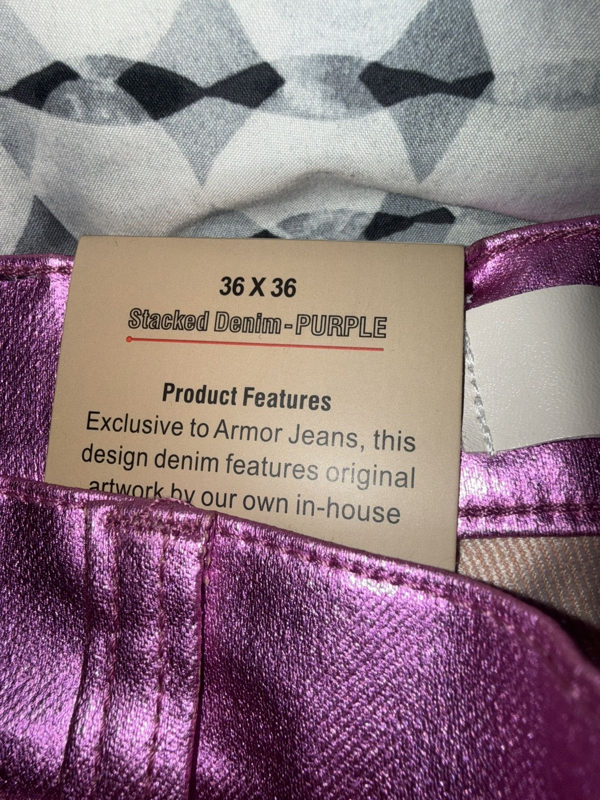 Other ARMOR Jeans Stacked Denim (Purple) Size US 36 / EU 52 - 5 Thumbnail