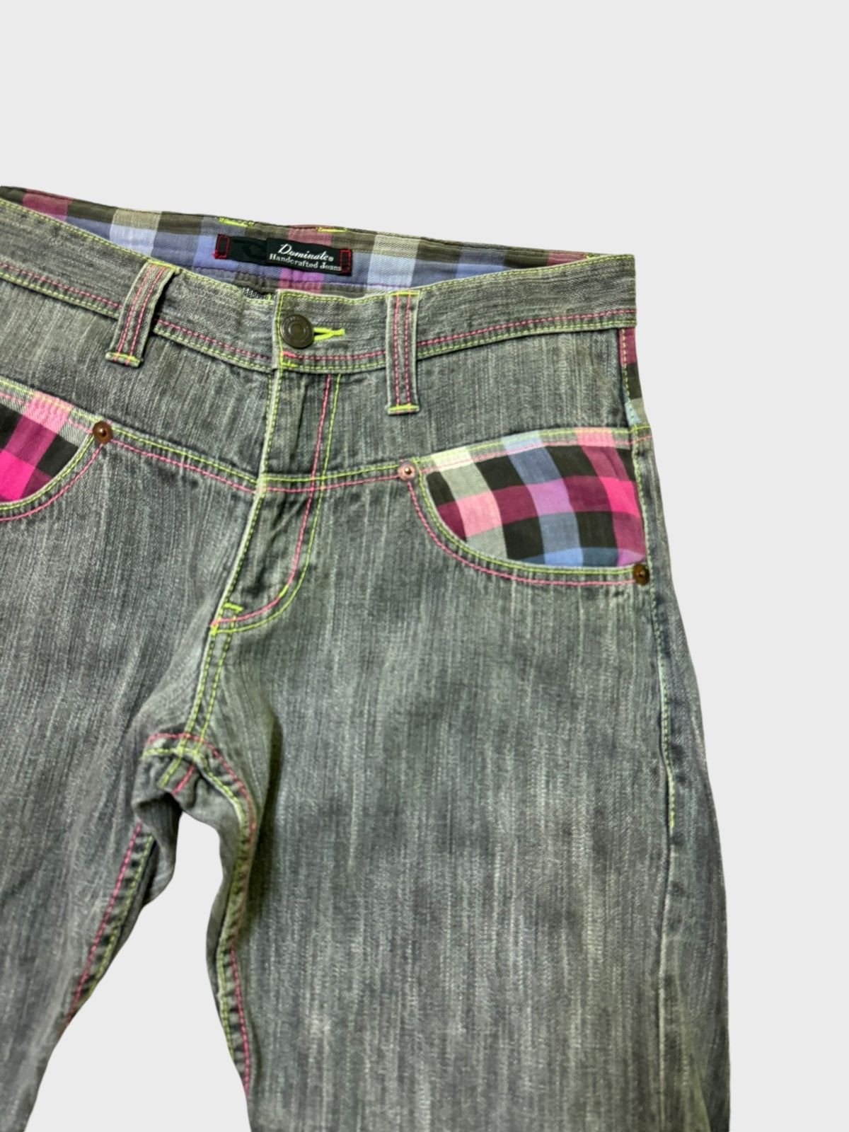 If Six Was Nine Dominate Handcrafted Plaid Tartans Junya Watanabe Denim Size US 32 / EU 48 - 6 Thumbnail