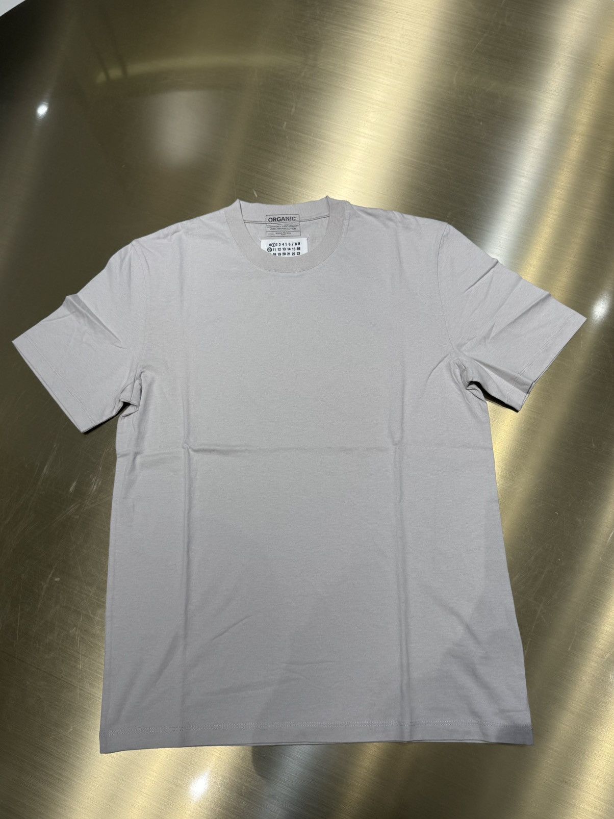 Maison Margiela New 3-Pack Organic Cotton TShirts- Grey/White/Off-White, S Size US S / EU 44-46 / 1 - 5 Thumbnail