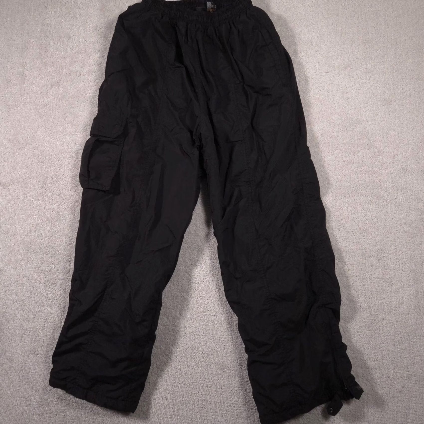 Vintage VINTAGE White Sierra Snow Pants Womens L Black Insulated Lined Cargo Ski Hiking Warm Size 36" / US 14 / IT 50 - 2 Thumbnail