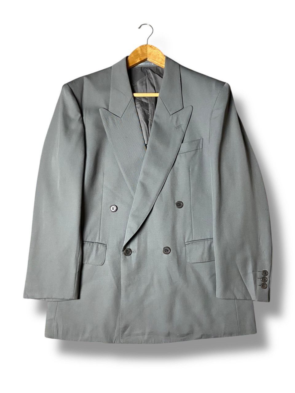Japanese Brand × Lanvin × Vintage Vintage LANVIN Brand Double Breasted Blazer (121) Size US L / EU 52-54 / 3 - 1 Thumbnail