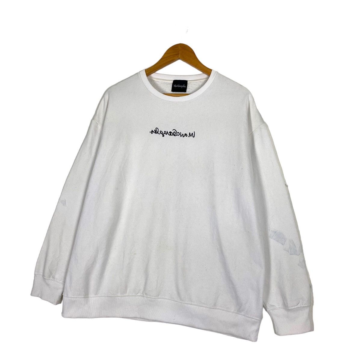Japanese Brand × Rap Tees Mark Gonzales Big Logo Sweatshirt Size US M / EU 48-50 / 2 - 3 Thumbnail