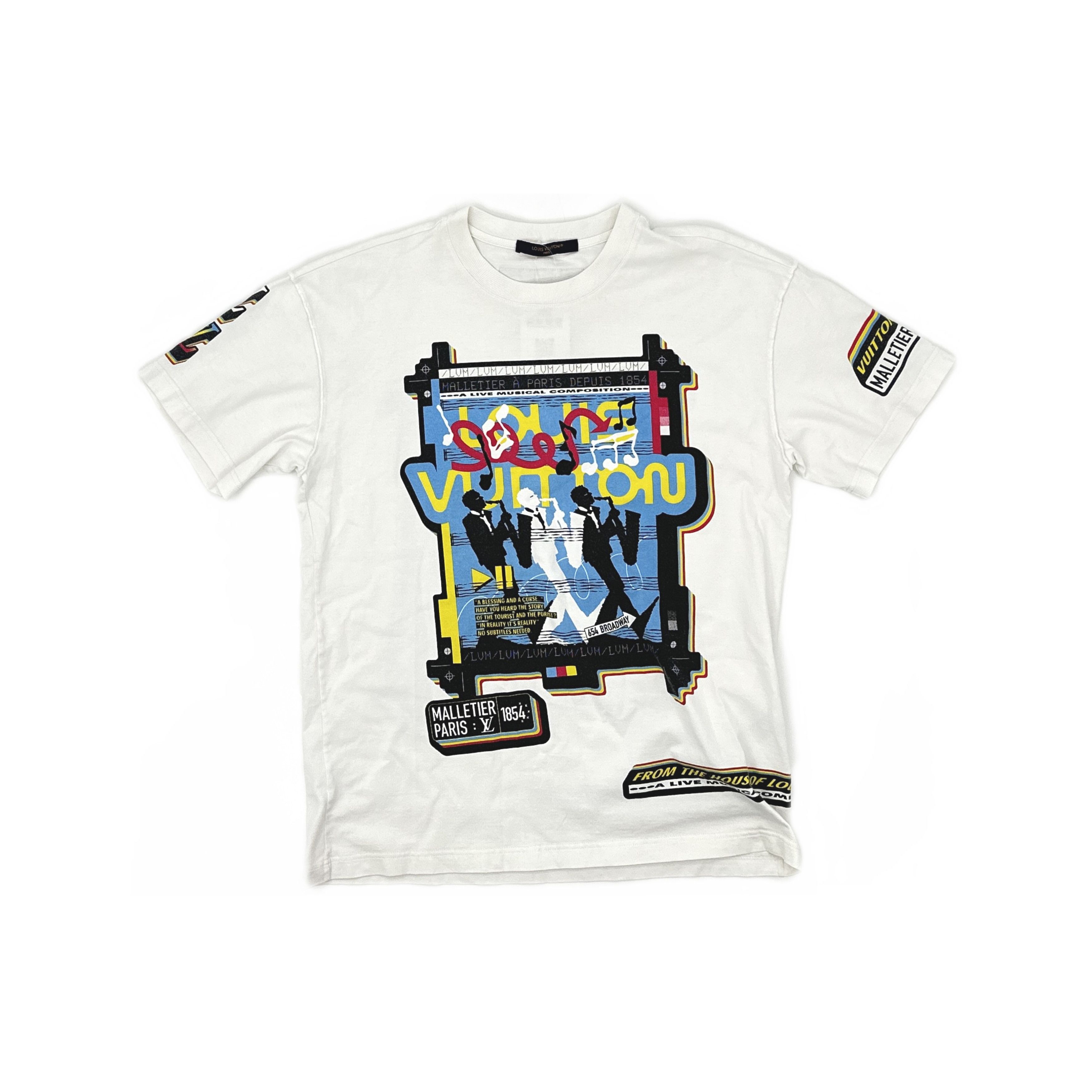 Louis Vuitton Louis Vuitton Graphic T-Shirt Size S Size US S / EU 44-46 / 1 - 1 Thumbnail