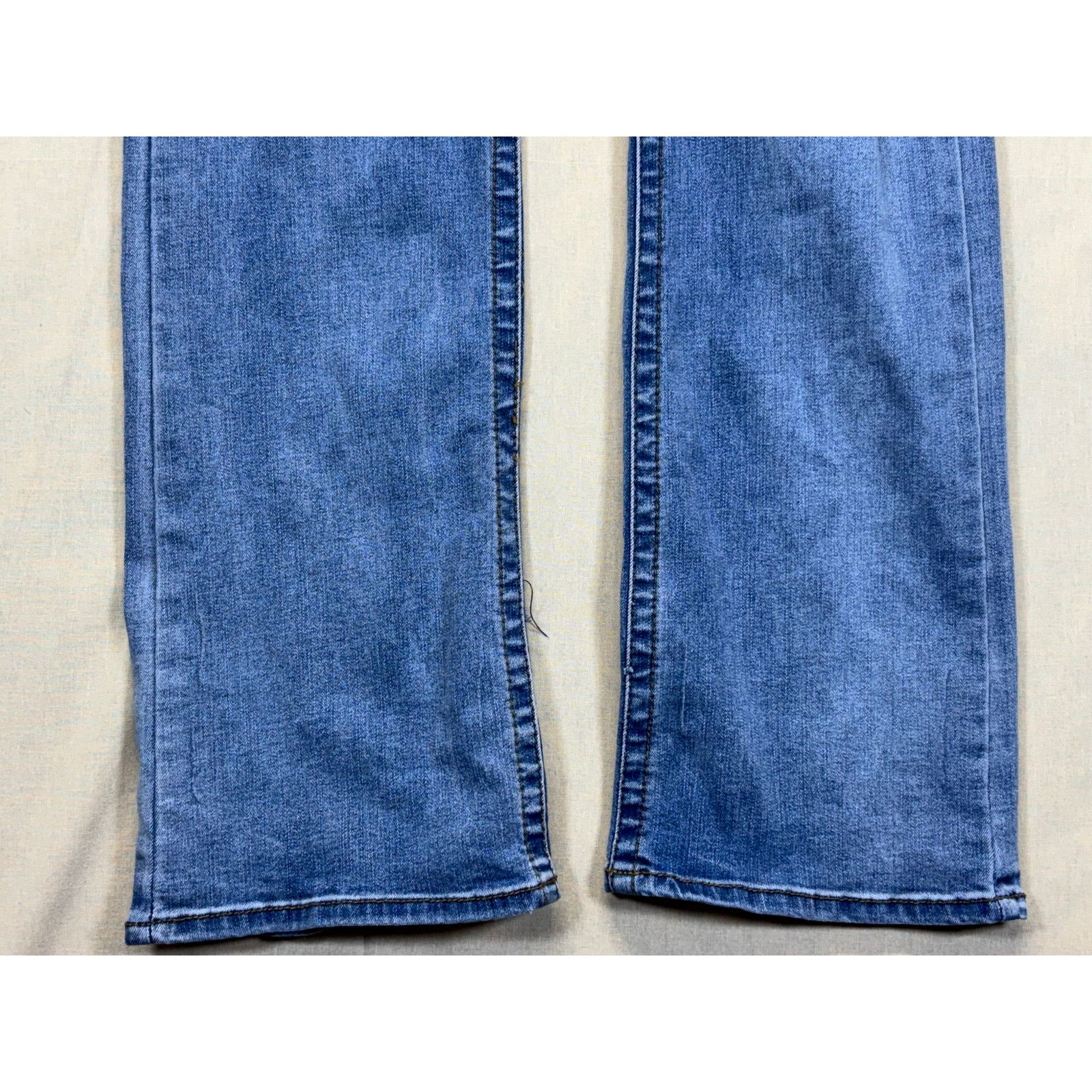 7 For All Mankind Seven7 Womens 24W High Rise Slim Bootcut Jeans Light Wash Size 34" / US 12 / IT 48 - 9 Thumbnail