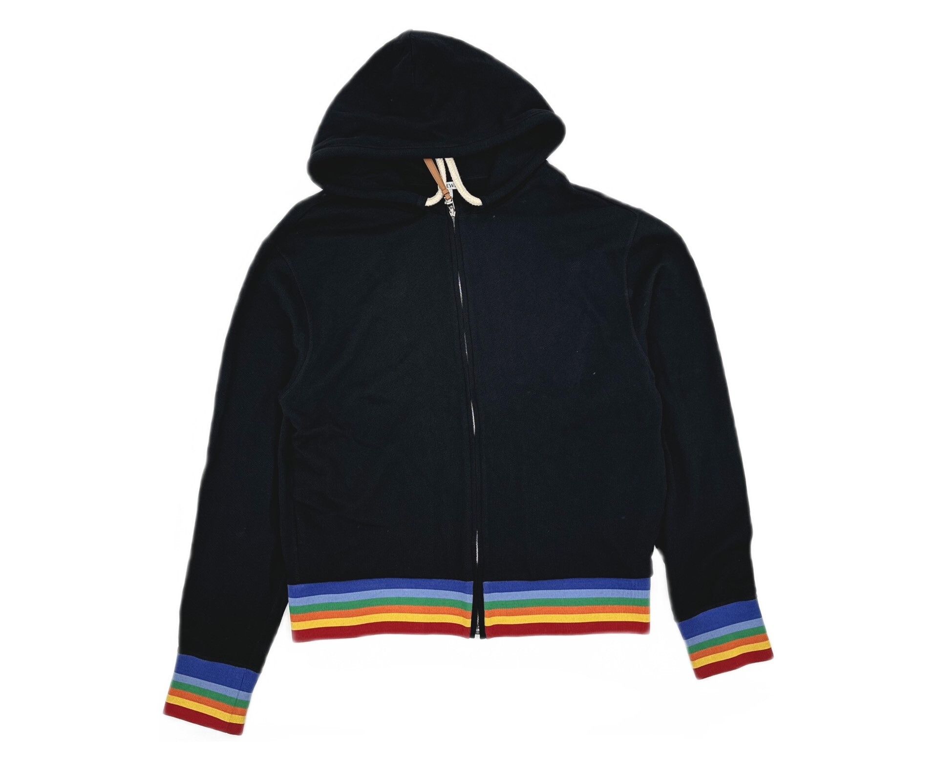 Loewe black rainbow zip hoodie XL size Size US XL / EU 56 / 4 - 1 Thumbnail