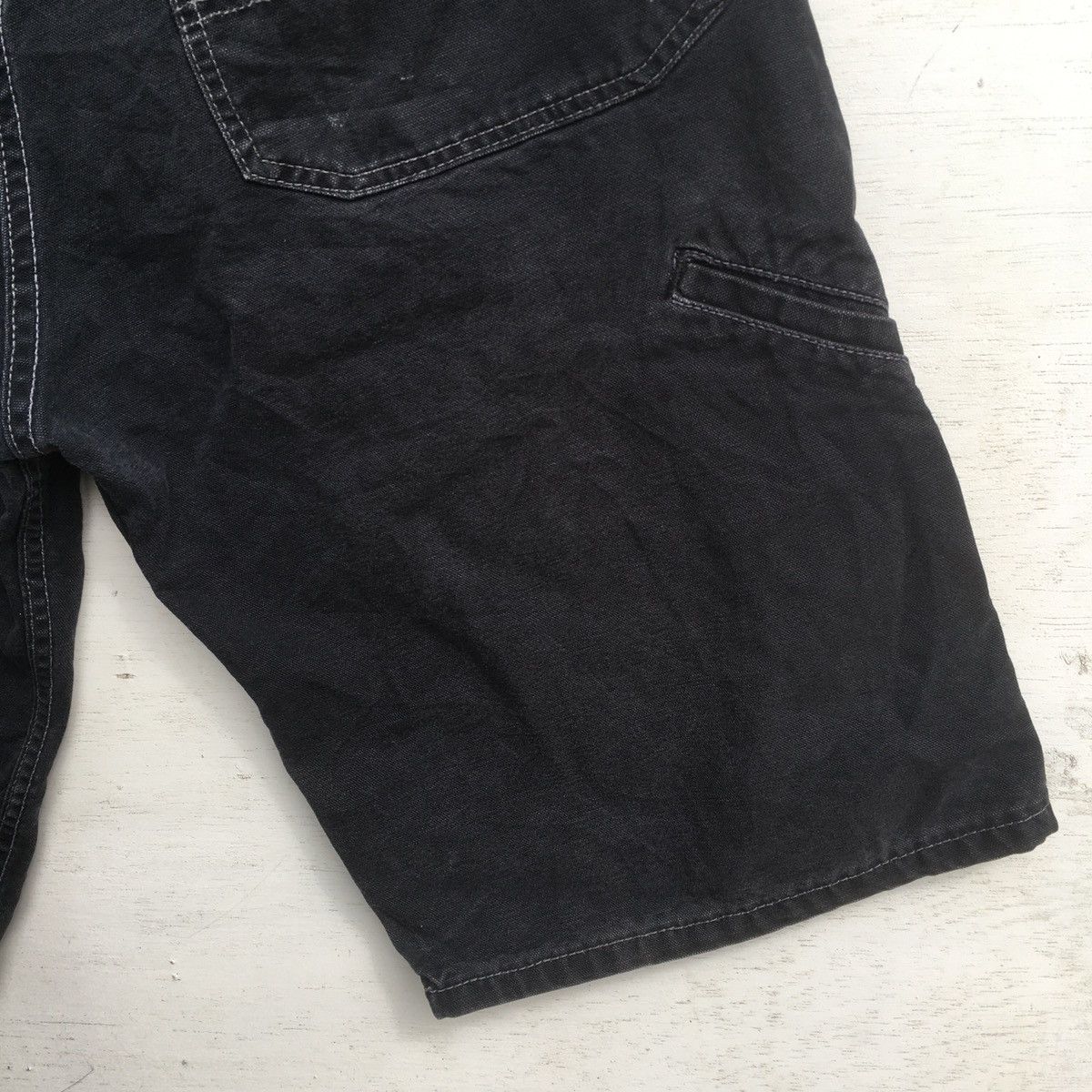 Dickies × Vintage SUN FADED VINTAGE DICKIES DISTRESSED CARPENTER JORTS Size US 35 - 16 Thumbnail