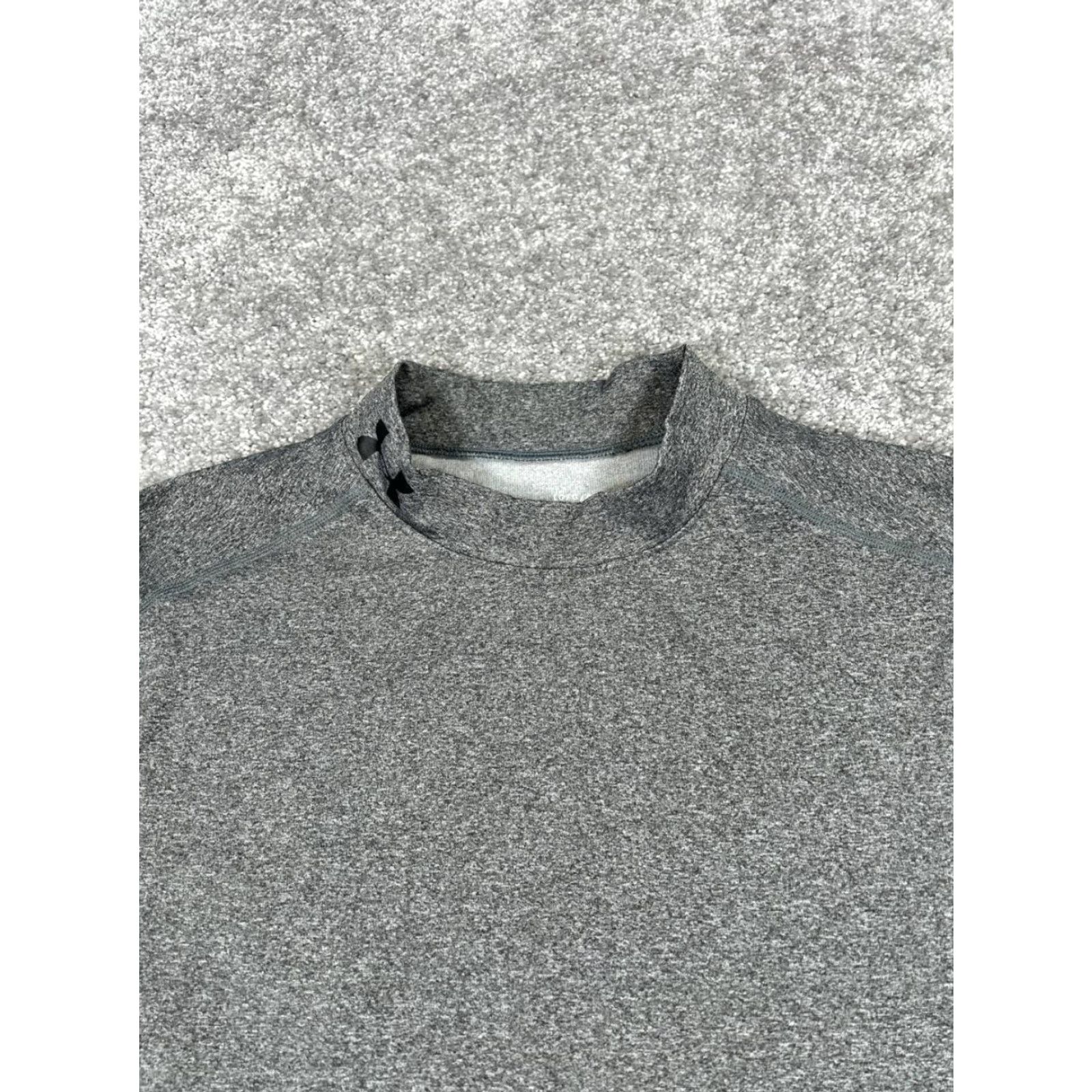 Under Armour Under Armour Shirt Mens Large Gray ColdGear Pullover Size US L / EU 52-54 / 3 - 2 Thumbnail