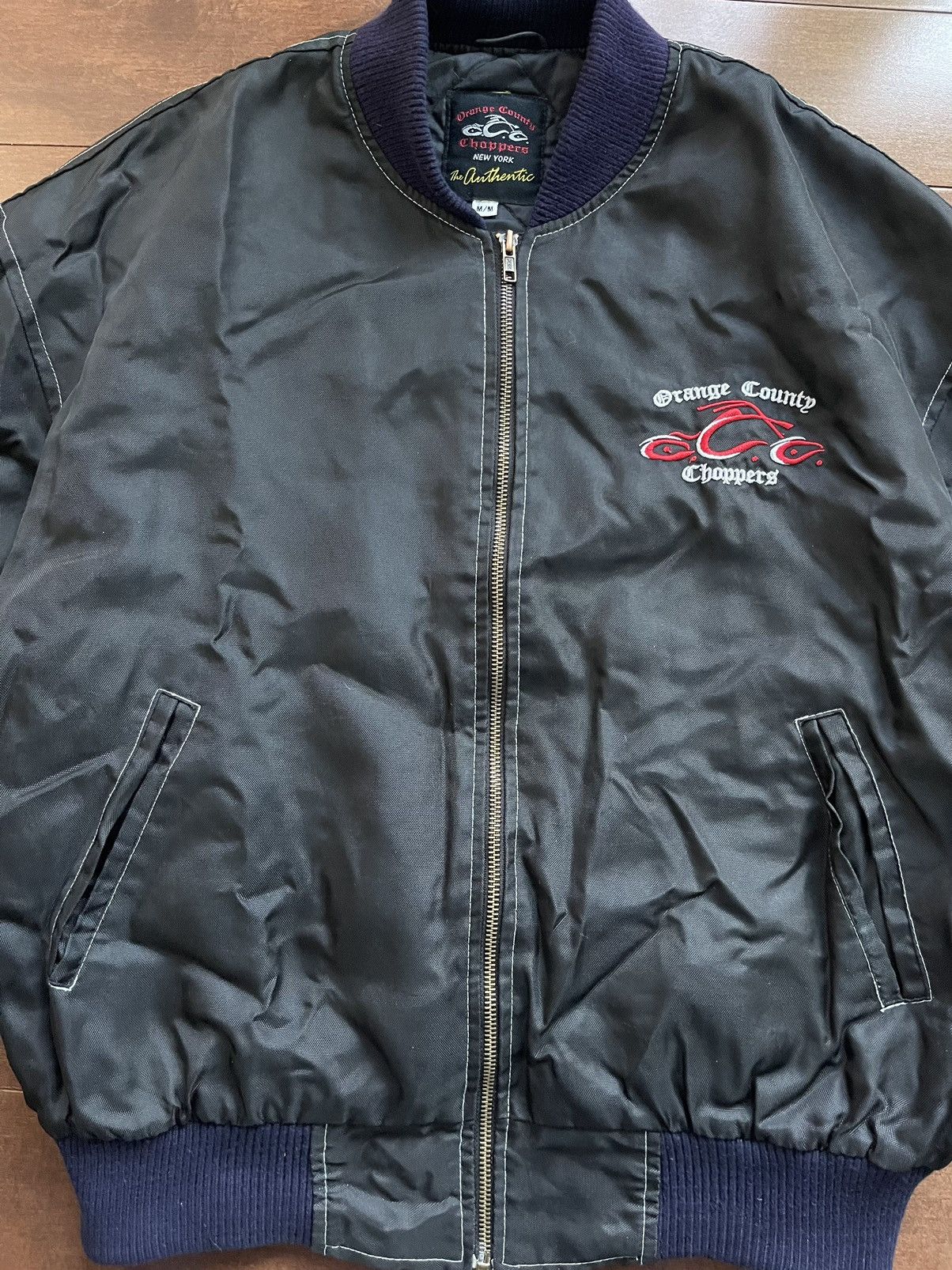 Harley Davidson × Vintage Vintage Orange County Choppers Bomber Jacket Size US M / EU 48-50 / 2 - 7 Thumbnail