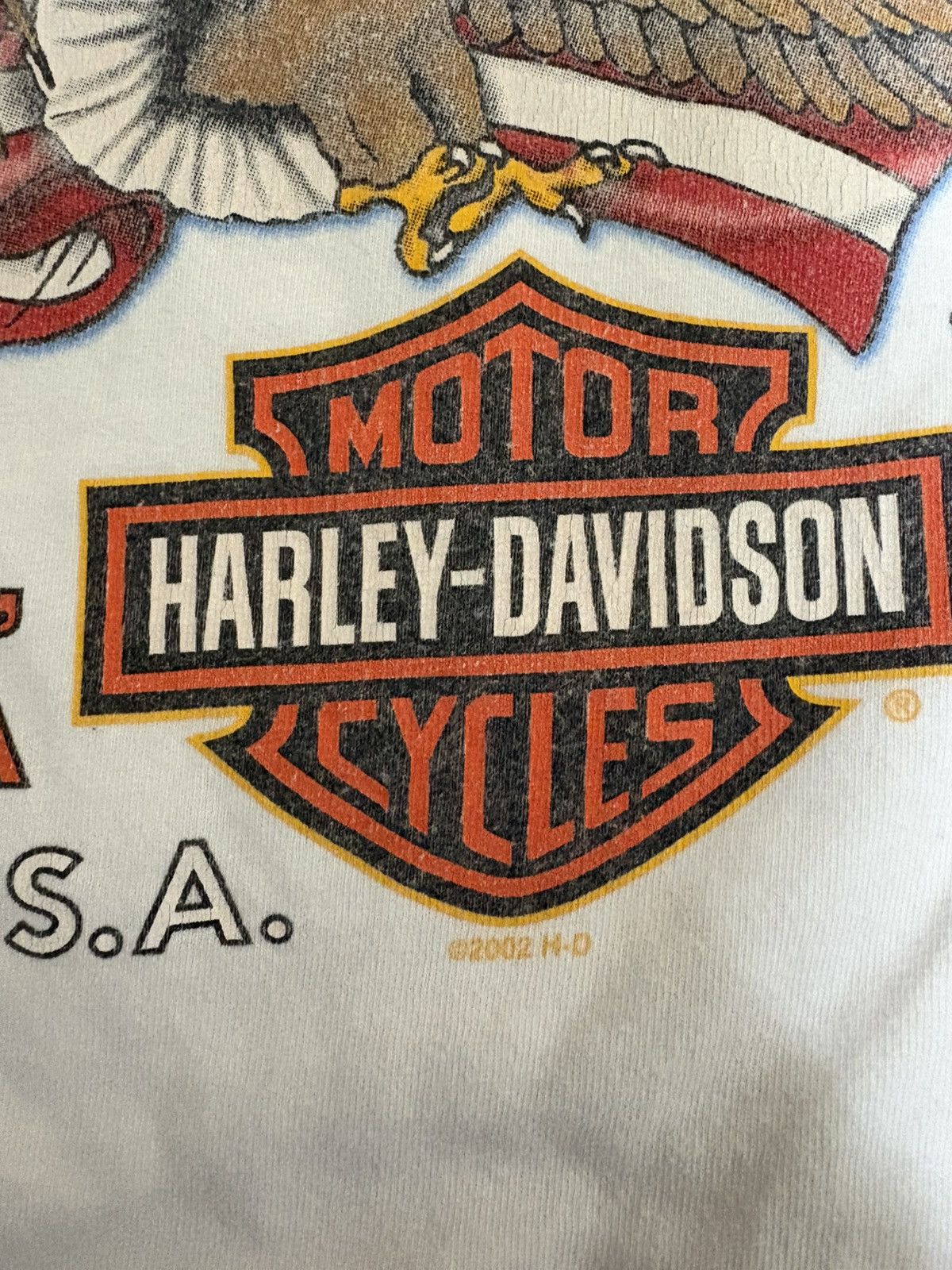 Harley Davidson 2000’ USA Harley Davison tee Size US M / EU 48-50 / 2 - 3 Thumbnail