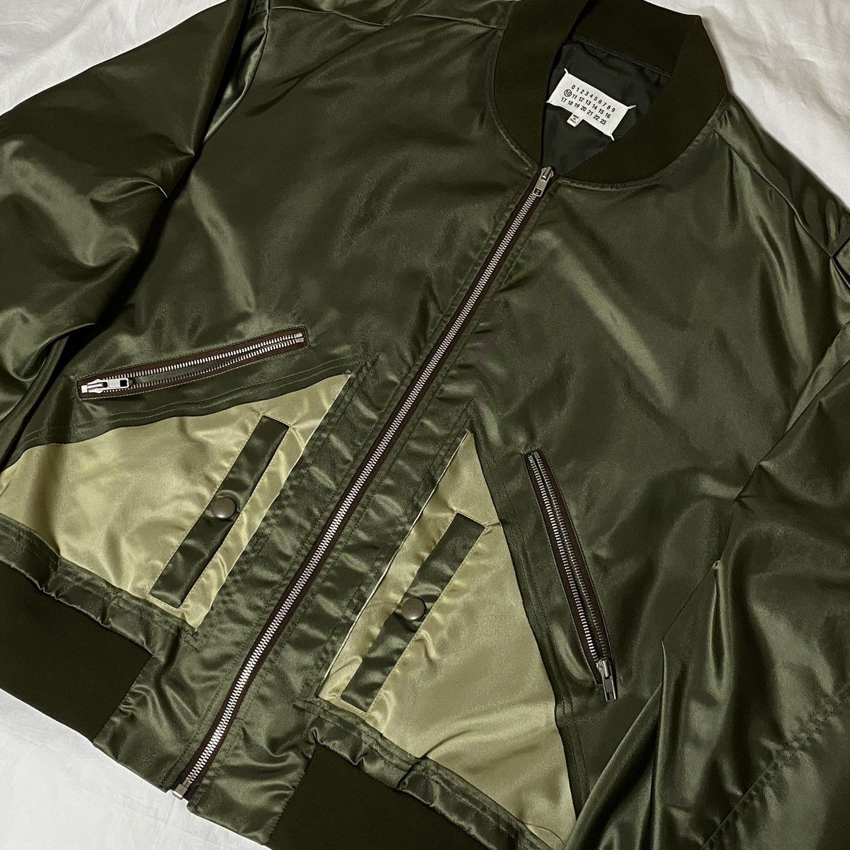 Maison Margiela Margiela Military Split Hem Bomber Jacket 2018ss Size US M / EU 48-50 / 2 - 1 Thumbnail