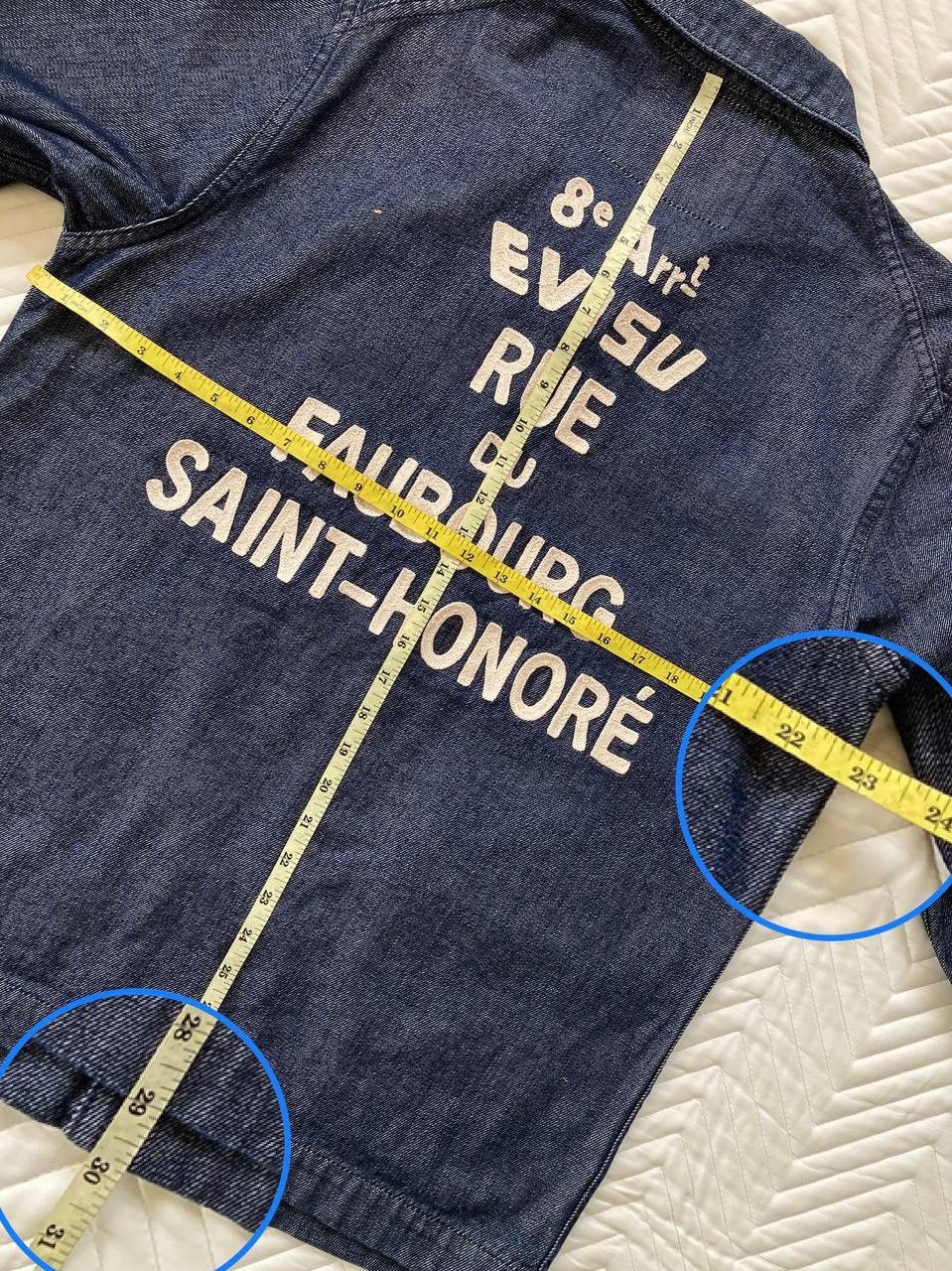 Evisu Evisu Paris Pullover Denim Chore Jacket Size US L / EU 52-54 / 3 - 10 Thumbnail