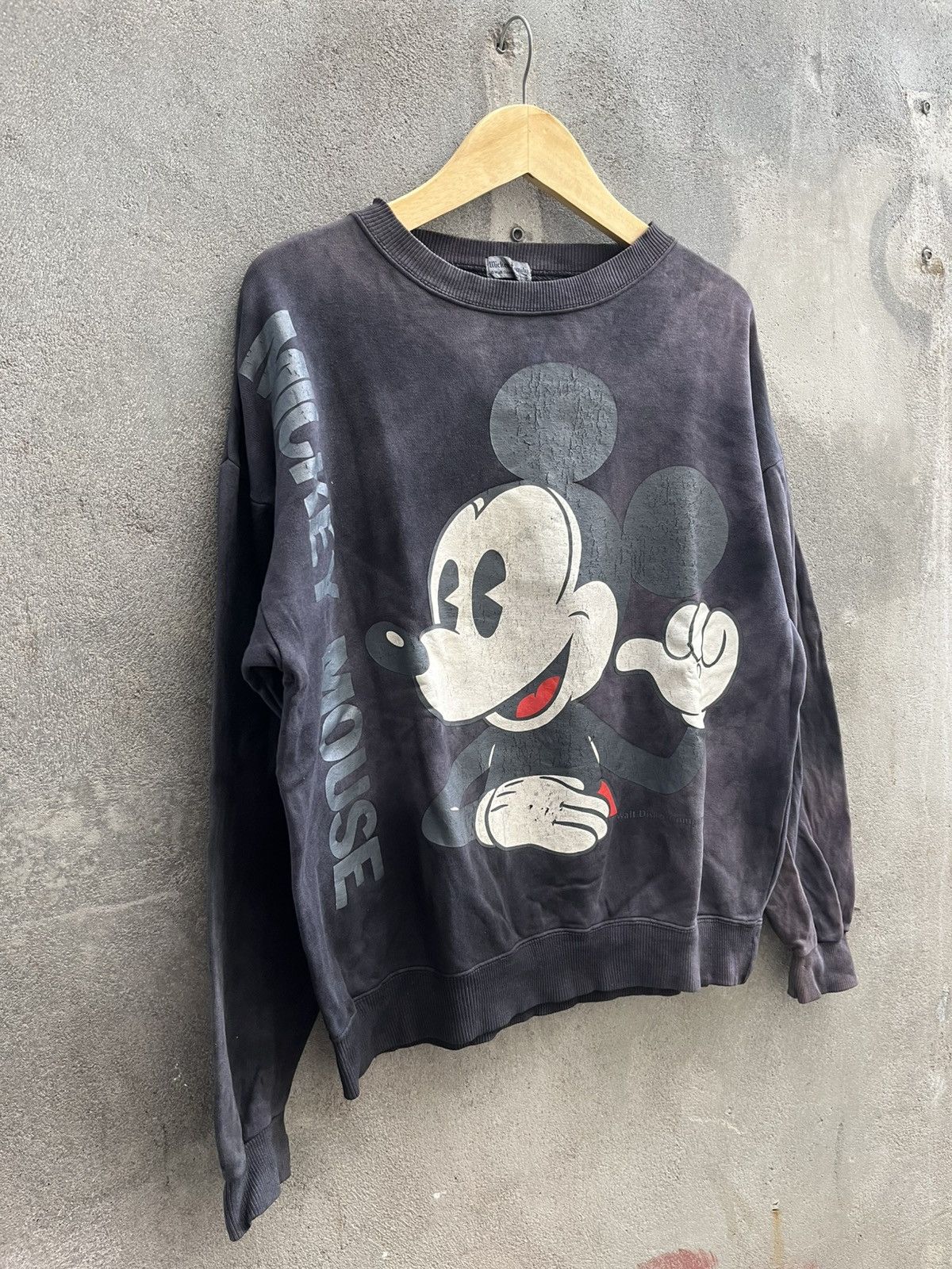Japanese Brand Vintage Disney Mickey Mouse Faded Sweatshirt Size US XXL / EU 58 / 5 - 3 Thumbnail