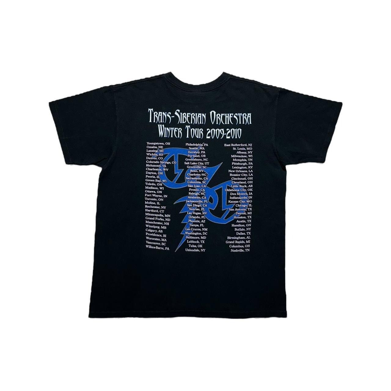Anvil × Band Tees × Vintage Trans Siberian Orchestra Tour 2009-2010 T-Shirt Size US L / EU 52-54 / 3 - 2 Thumbnail