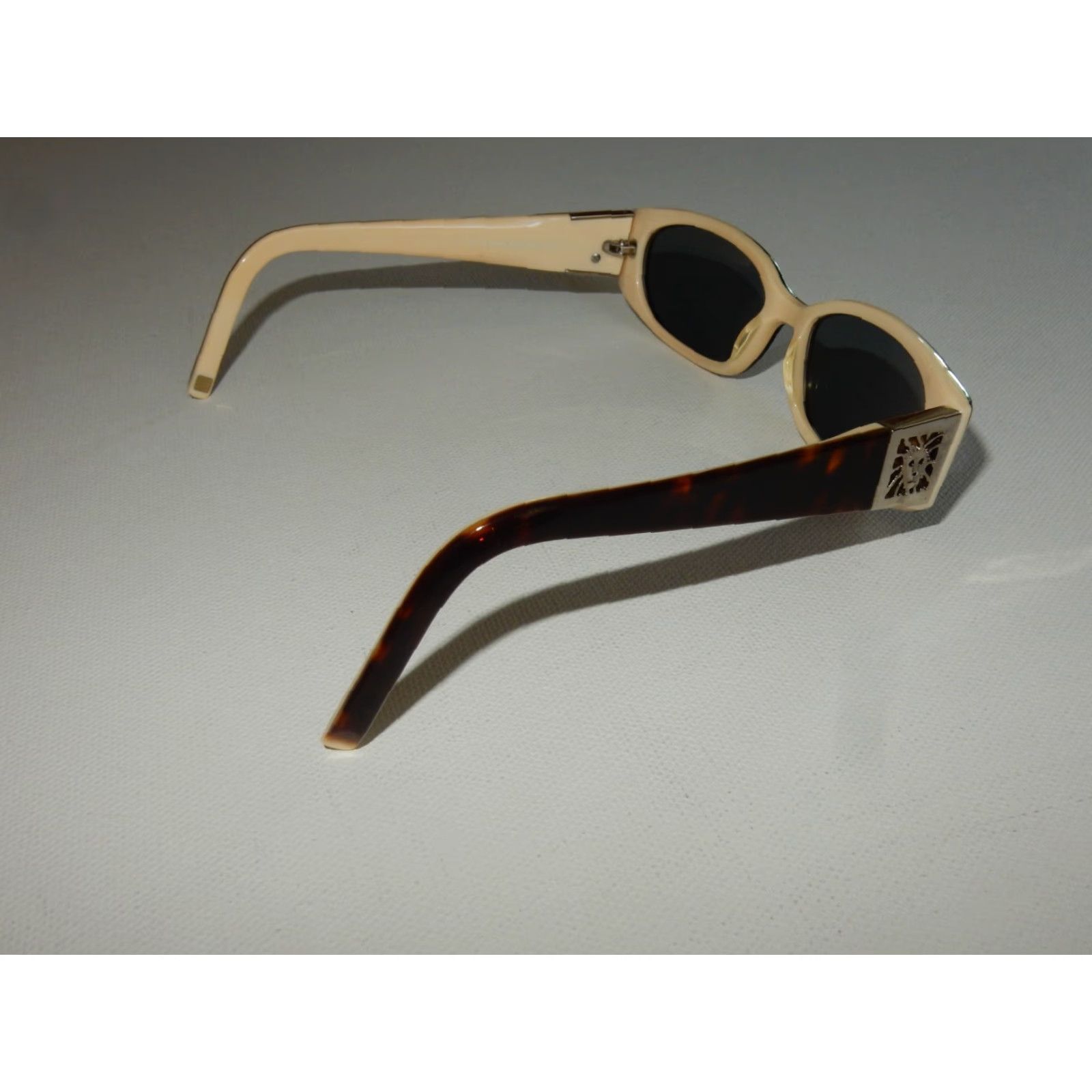 Anne Klein VINTAGE Anne Klein Sunglasses Frames Only Brown Women 54 15 135 AK3129 238/29 Mens? Womens Size ONE SIZE - 3 Thumbnail