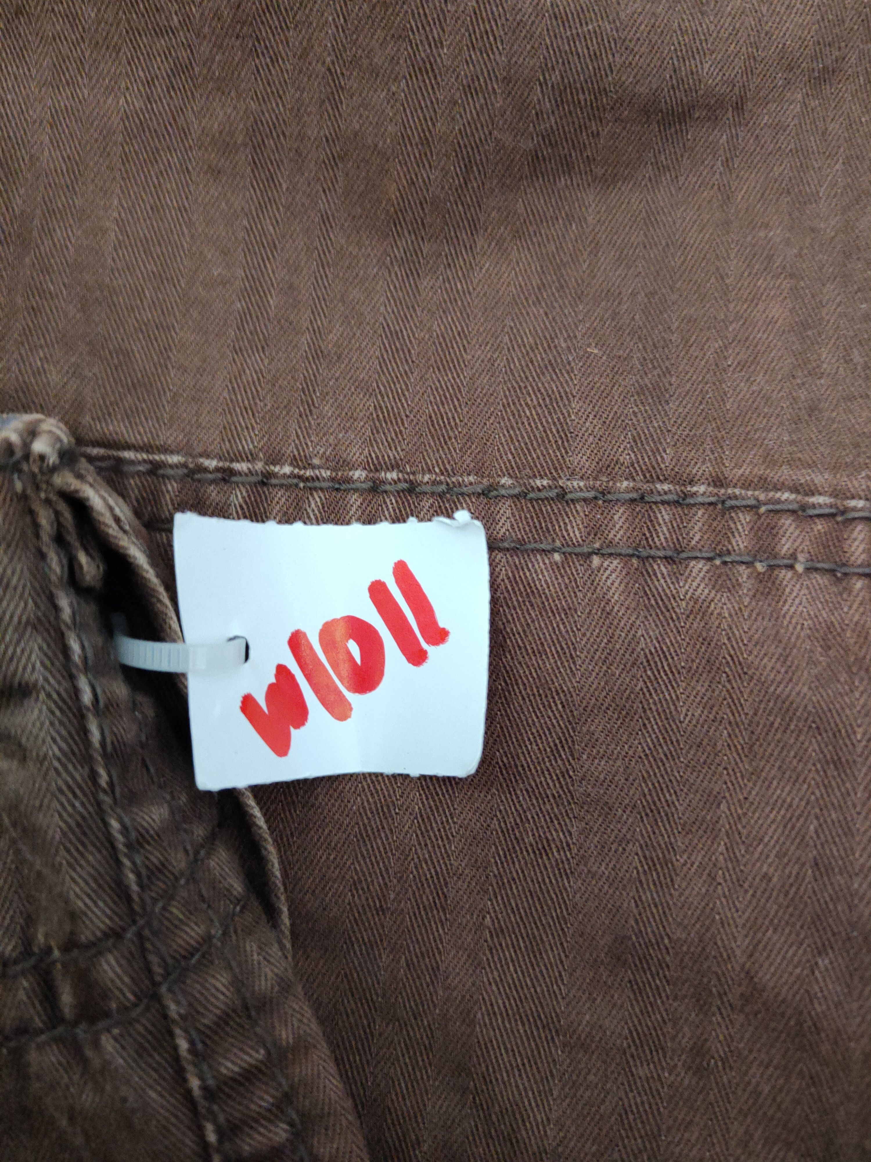 Japanese Brand L-07B52X Japan Dark Brown Multipocket Cargo Pants #W1011 Size US 31 - 15 Thumbnail