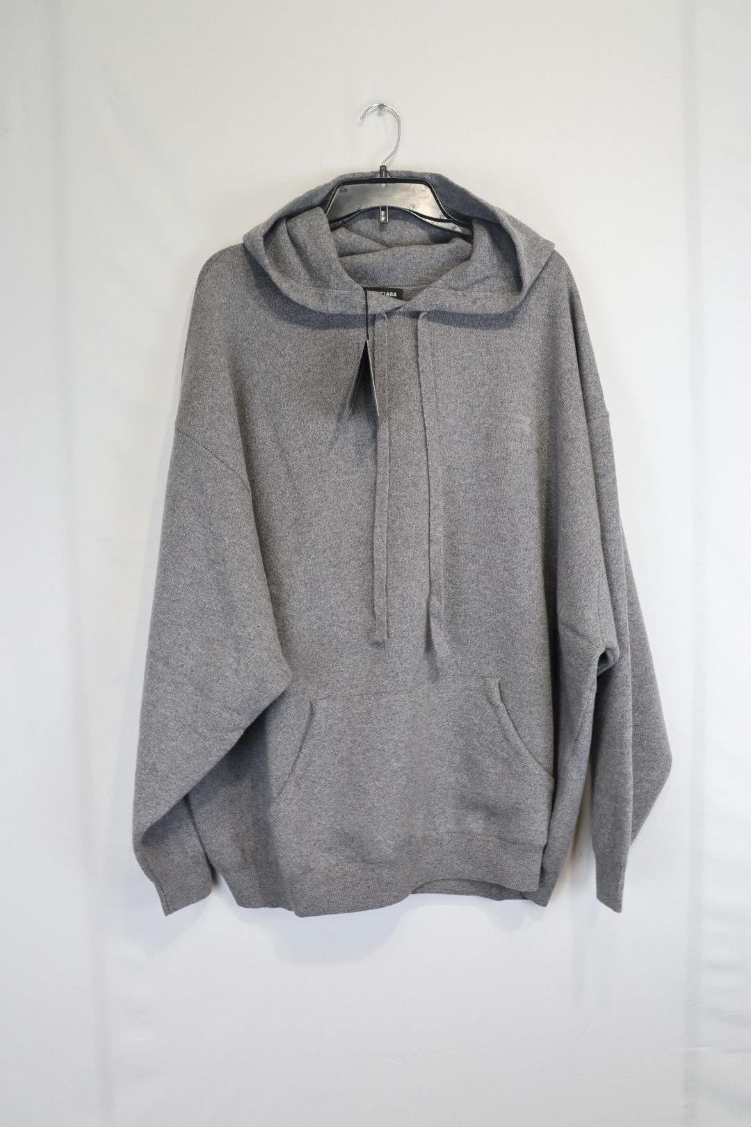 Balenciaga o1rshd1 Cashmere Hoodie in Grey Size US XL / EU 56 / 4 - 1 Thumbnail