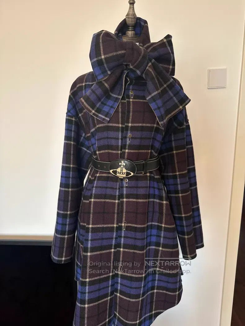 Vivienne Westwood Vivienne Westwood size 00 Blue and Purple Plaid Double-side Size M / US 6-8 / IT 42-44 - 1 Thumbnail
