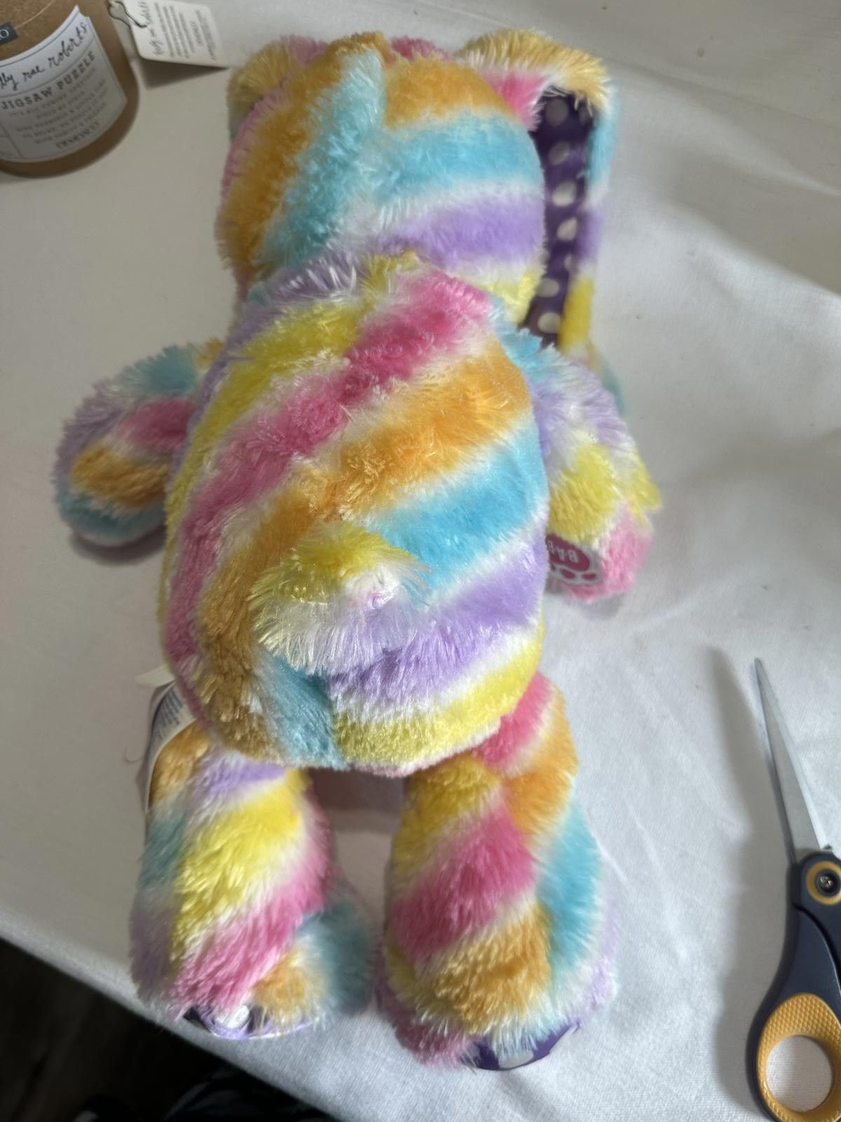 Designer Build A Bear Adorable Multi-Color Plush Bunny Size ONE SIZE - 4 Thumbnail
