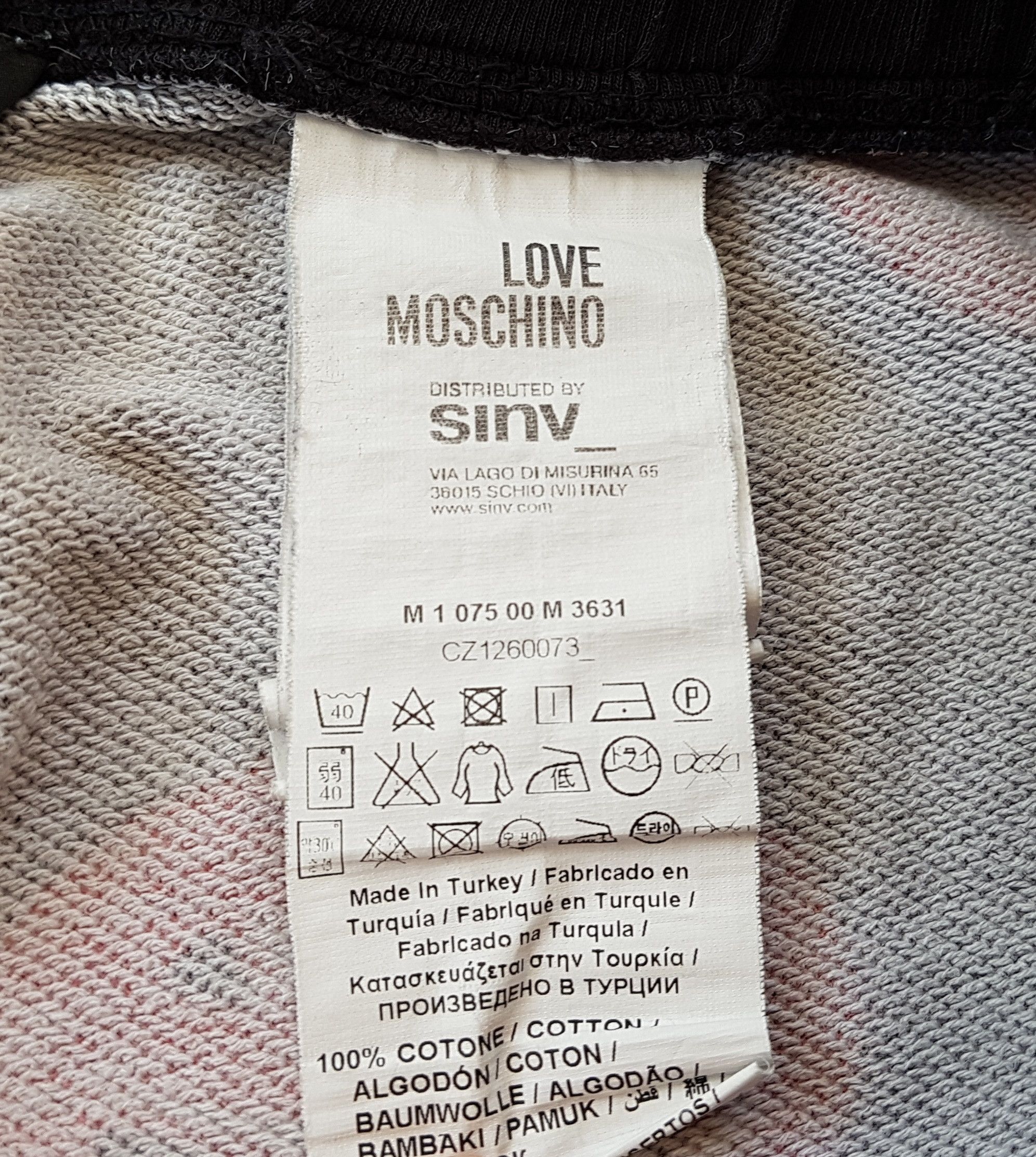 Moschino Love Moschino Sweatpants Joggers Printed Logo sz M Size US 32 / EU 48 - 9 Thumbnail