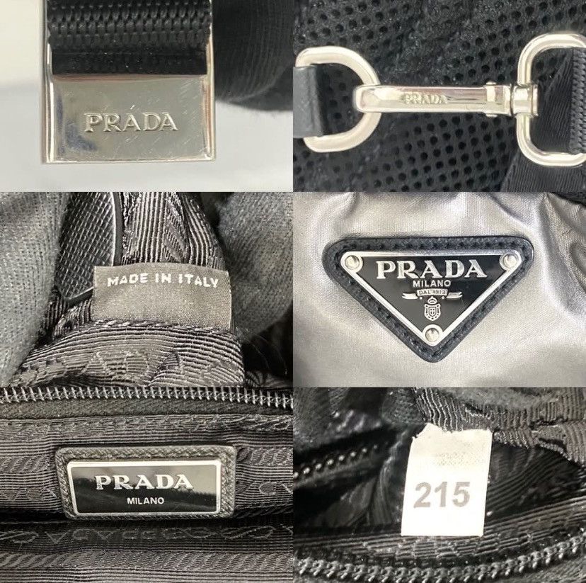 Prada Prada metallic tesutto silver backpack Size ONE SIZE - 8 Thumbnail