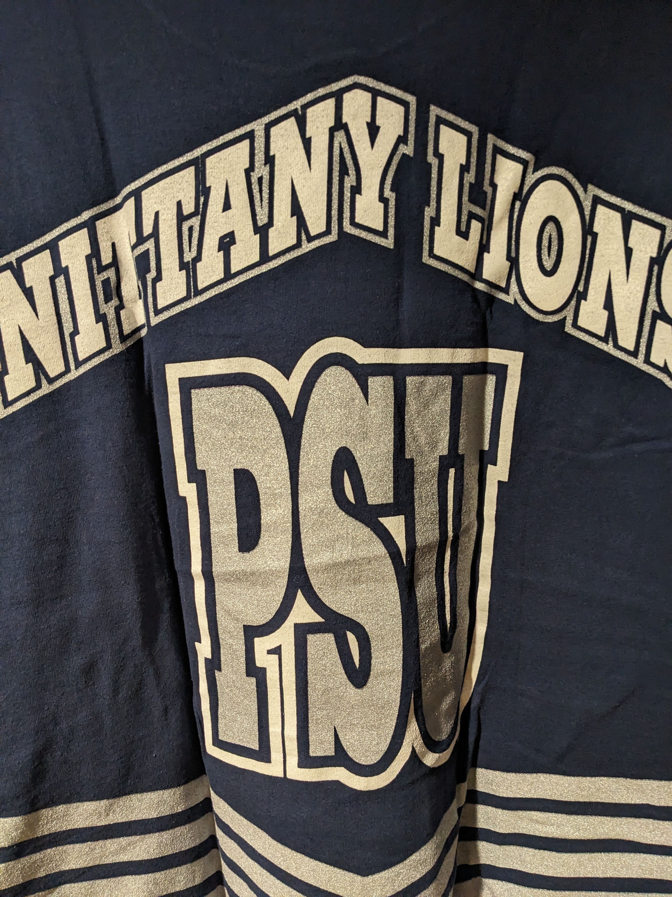 Salem Sportswear × Vintage Vintage 90s Penn State University Nittany 3/4 Sleeve T-Shirt Size US XL / EU 56 / 4 - 7 Thumbnail